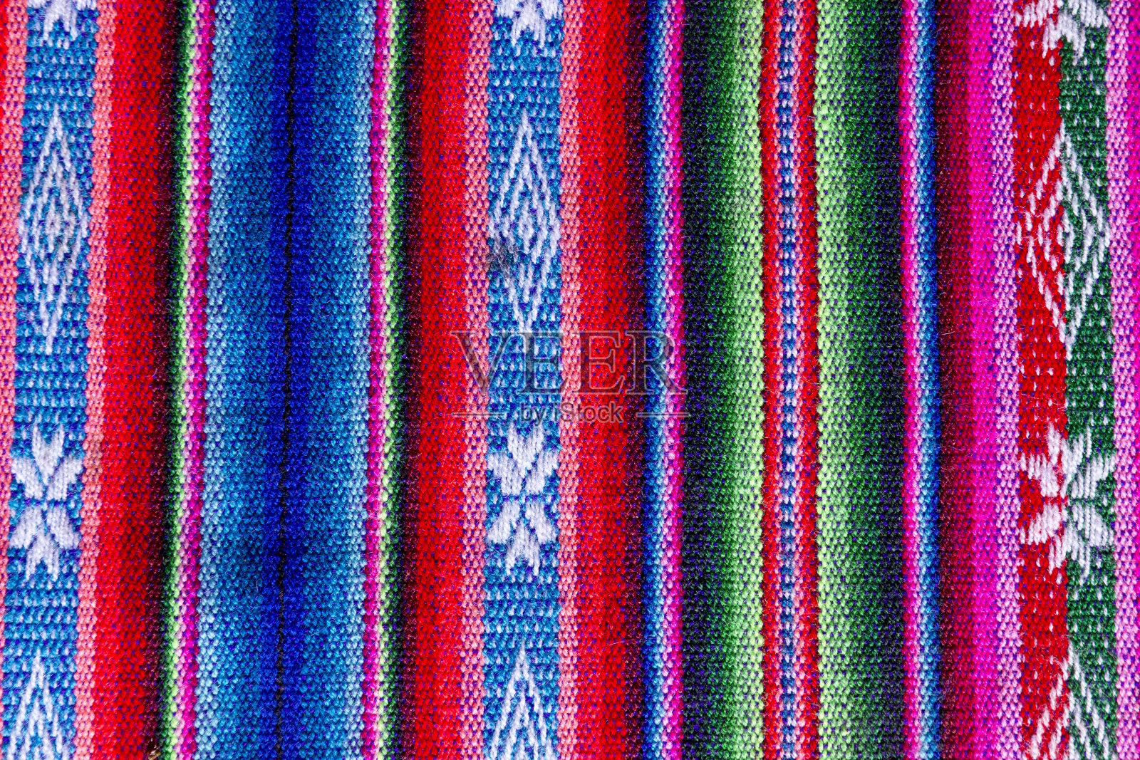安第斯山脉的羊驼毛和片状羊毛纺织品照片摄影图片