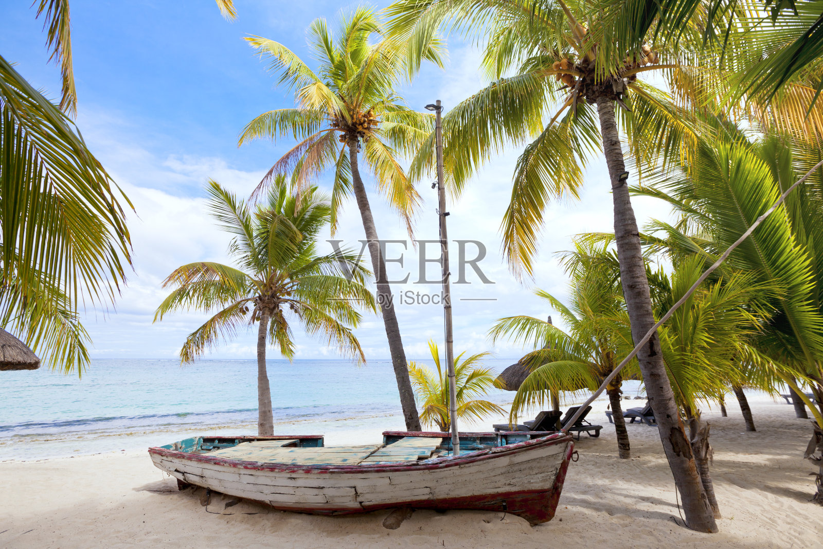 蜜月旅游的背景。位于热带天堂岛的豪华五星级度假胜地照片摄影图片