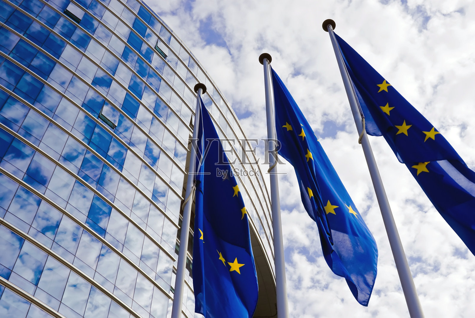 欧盟旗帜照片摄影图片