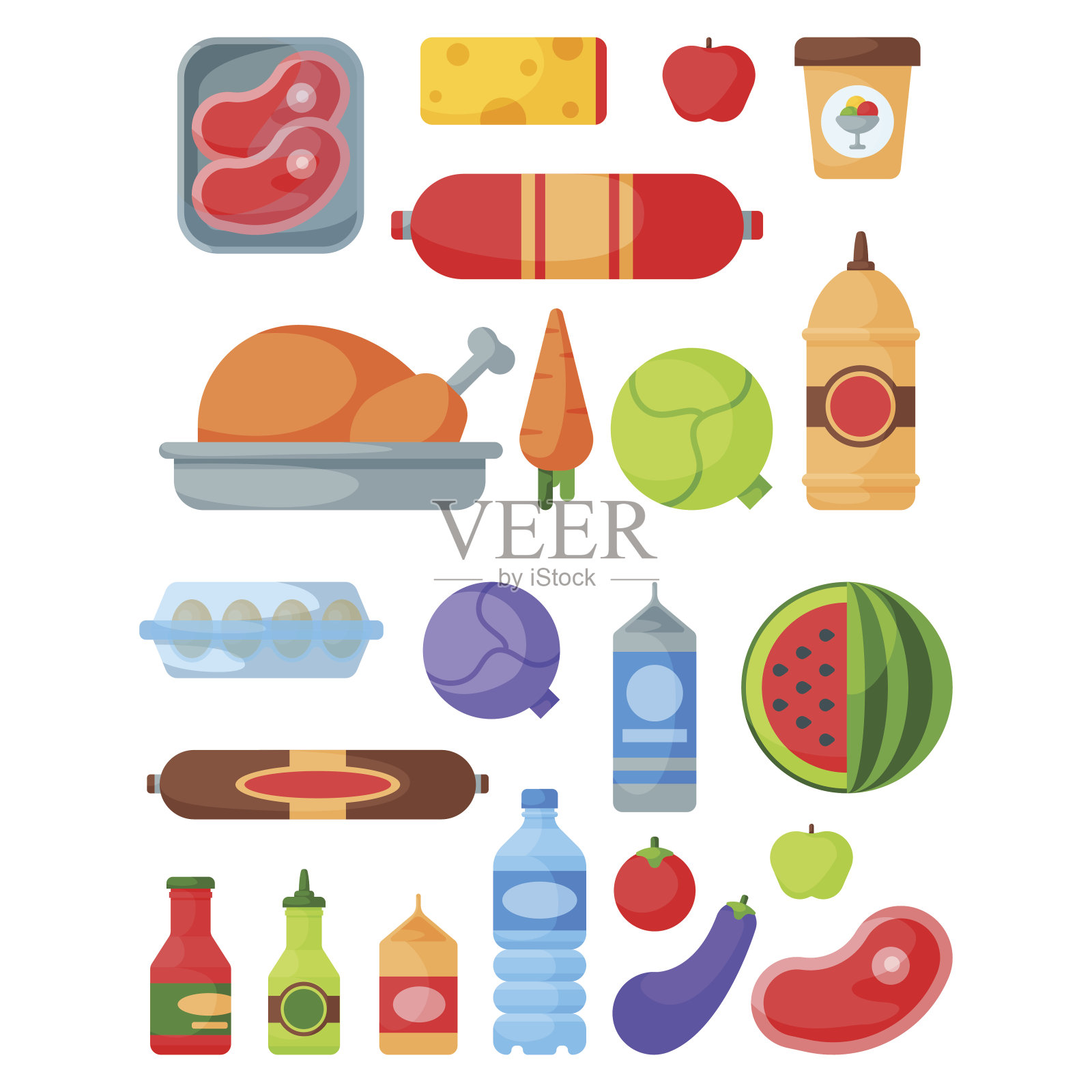 选择健康饮食，晚餐，午餐，烹饪营养美食矢量插图插画图片素材