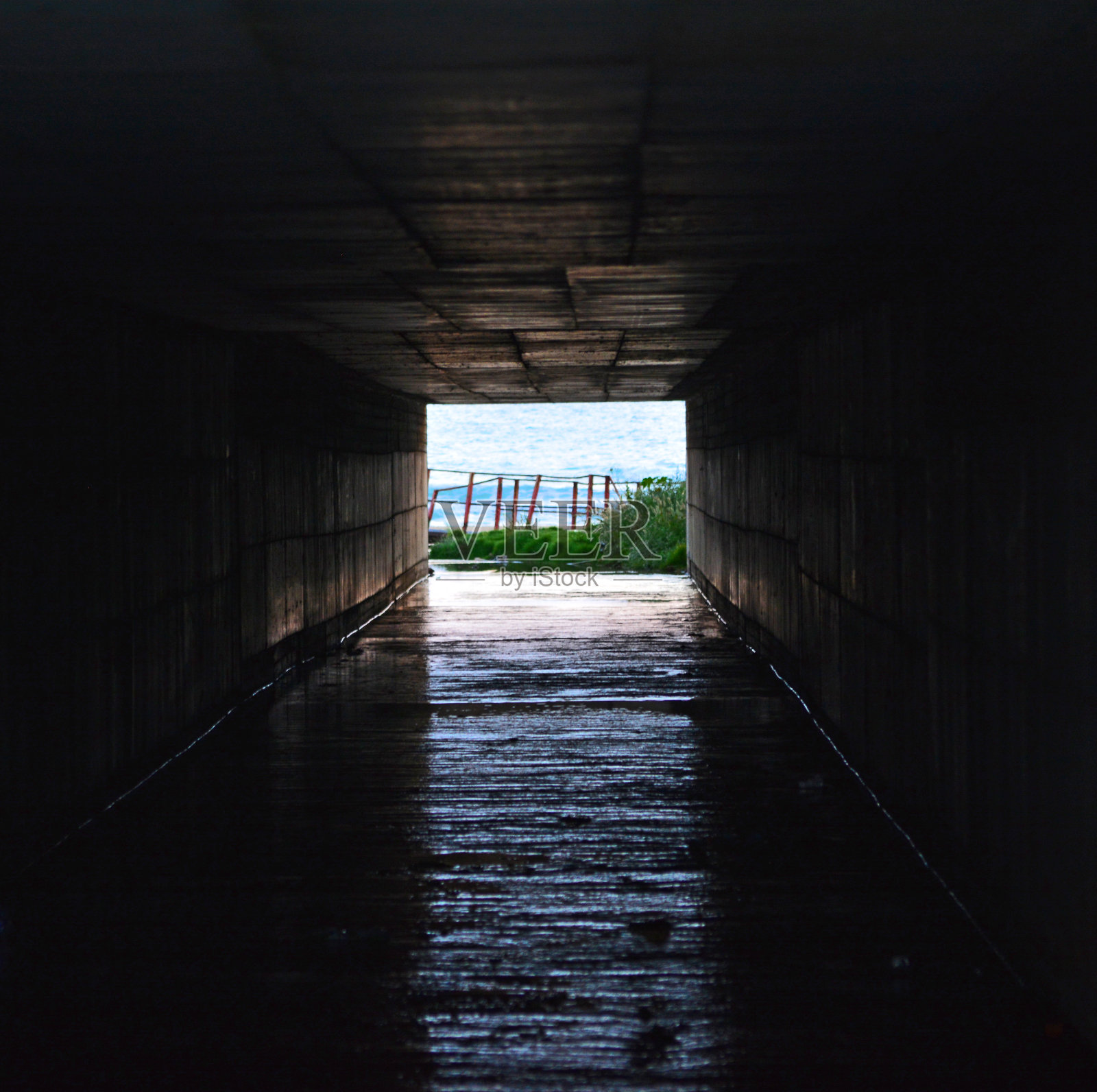海光隧道照片摄影图片