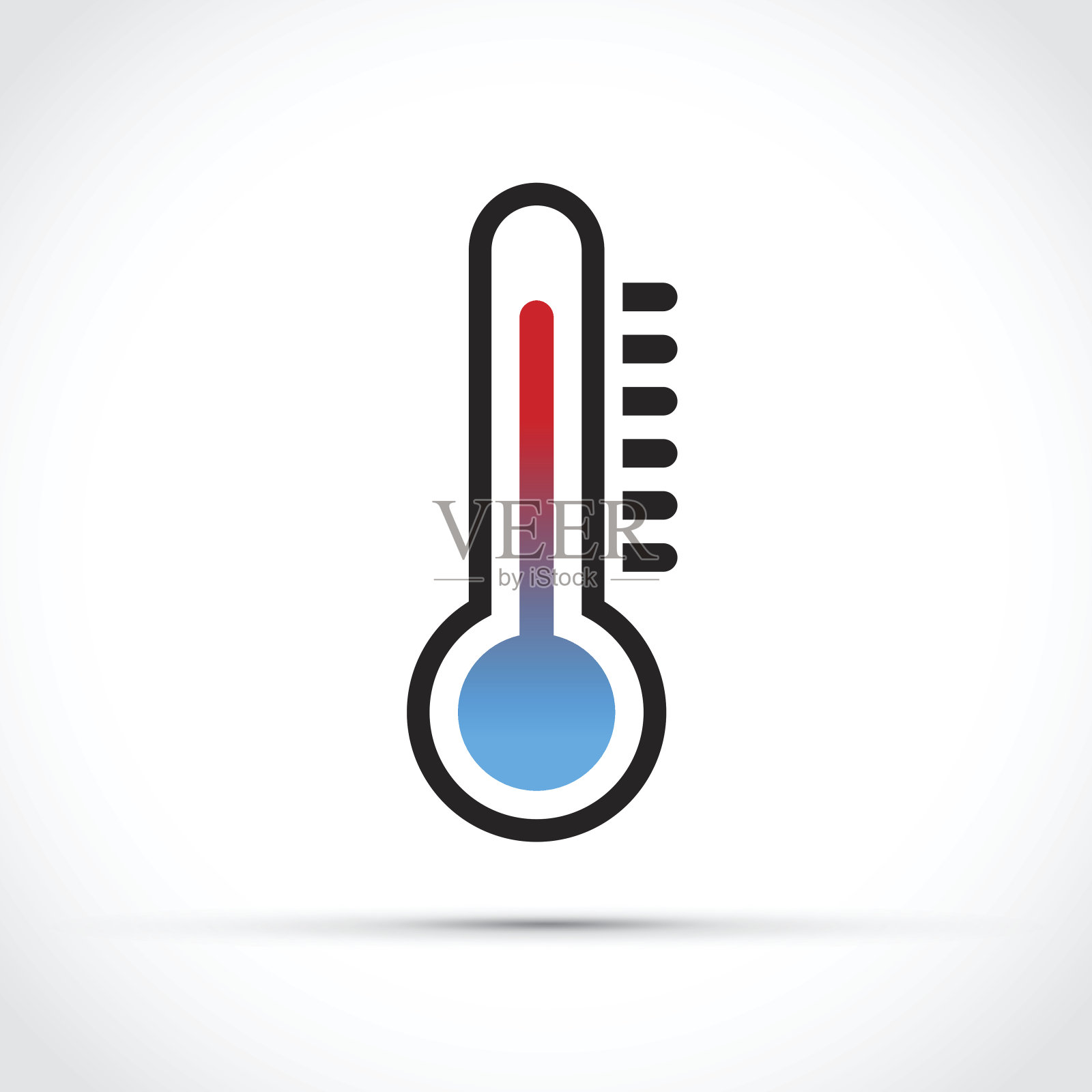温度计的图标插画图片素材