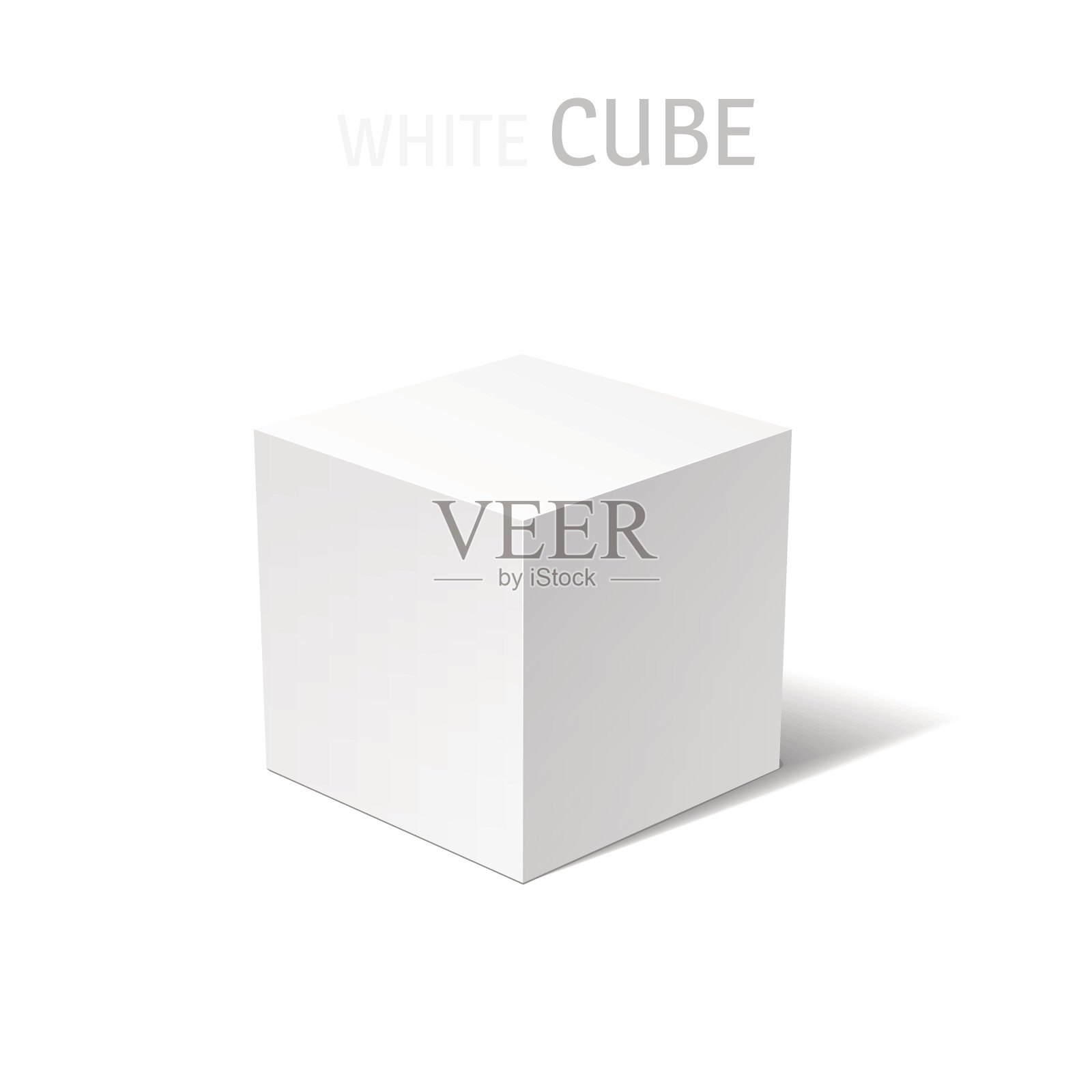 白盒孤立设计元素图片
