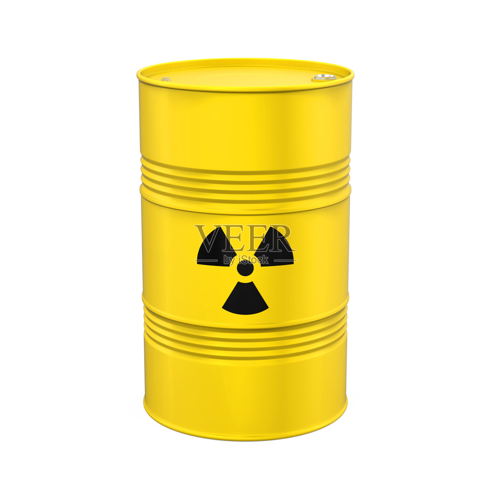 放射性桶孤立照片摄影图片
