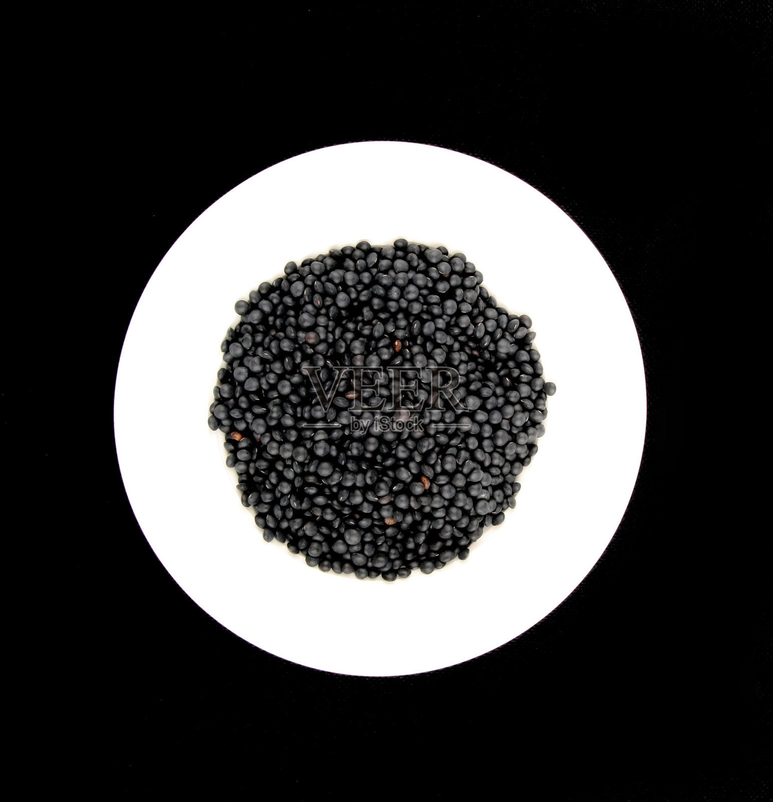 黑色的小扁豆照片摄影图片