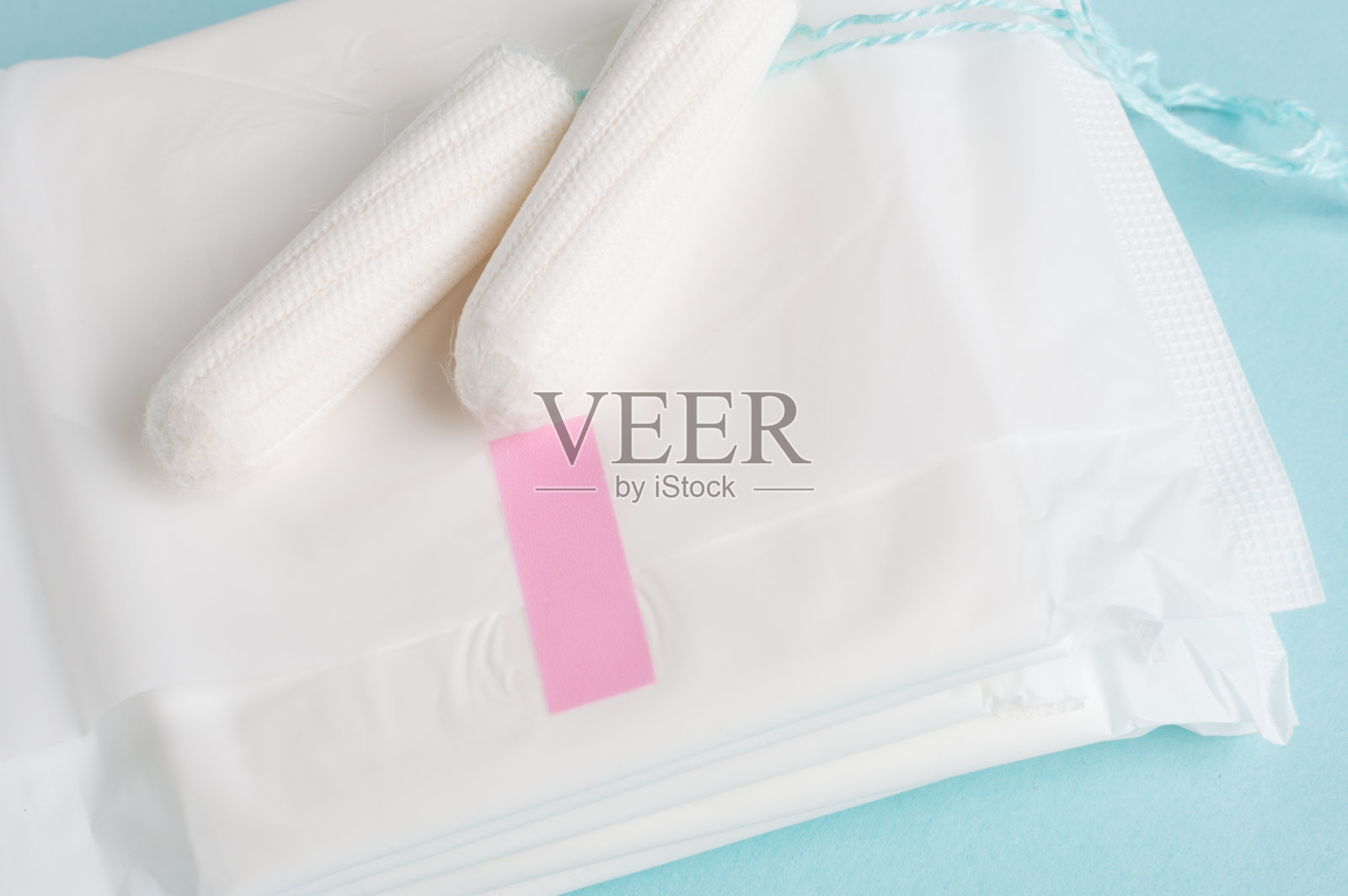 妇女卫生防护月经卫生巾。重要的日子。医学概念照片摄影图片_ID:171271824-Veer图库