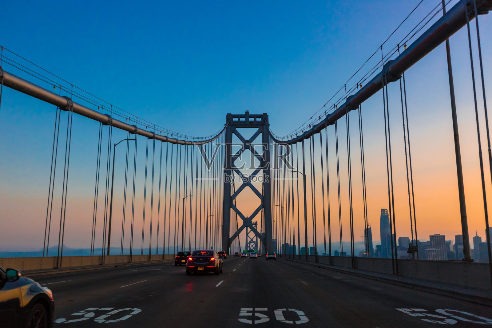 加州旧金山奥克兰海湾大桥照片摄影图片