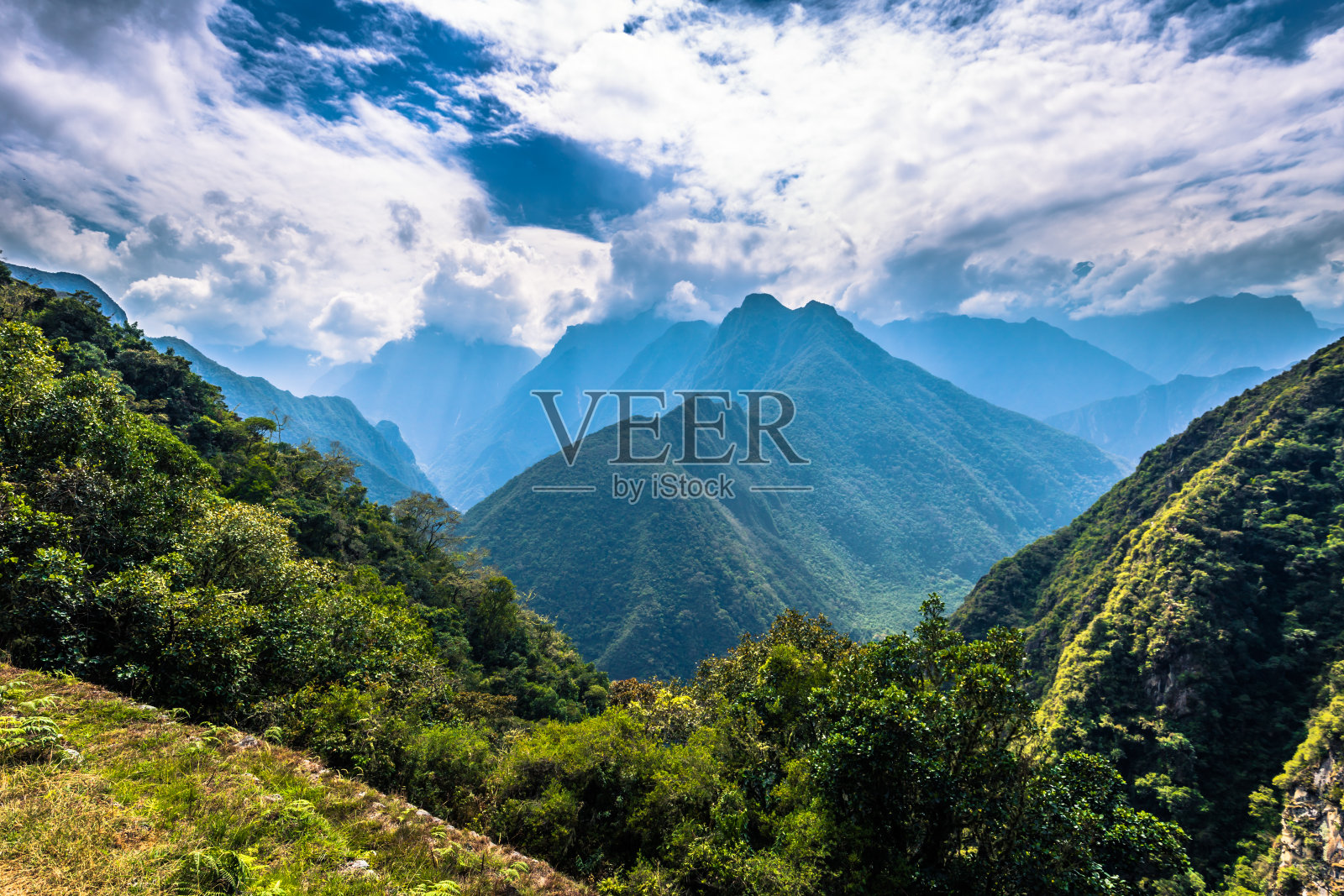 秘鲁印加古道——2017年8月3日:秘鲁印加古道野生景观照片摄影图片