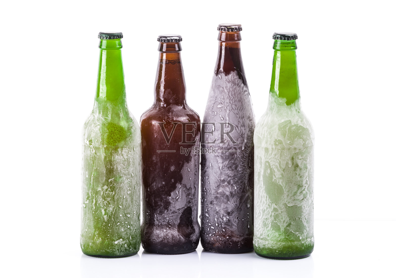 冰啤酒，冰，冷冻啤酒照片摄影图片