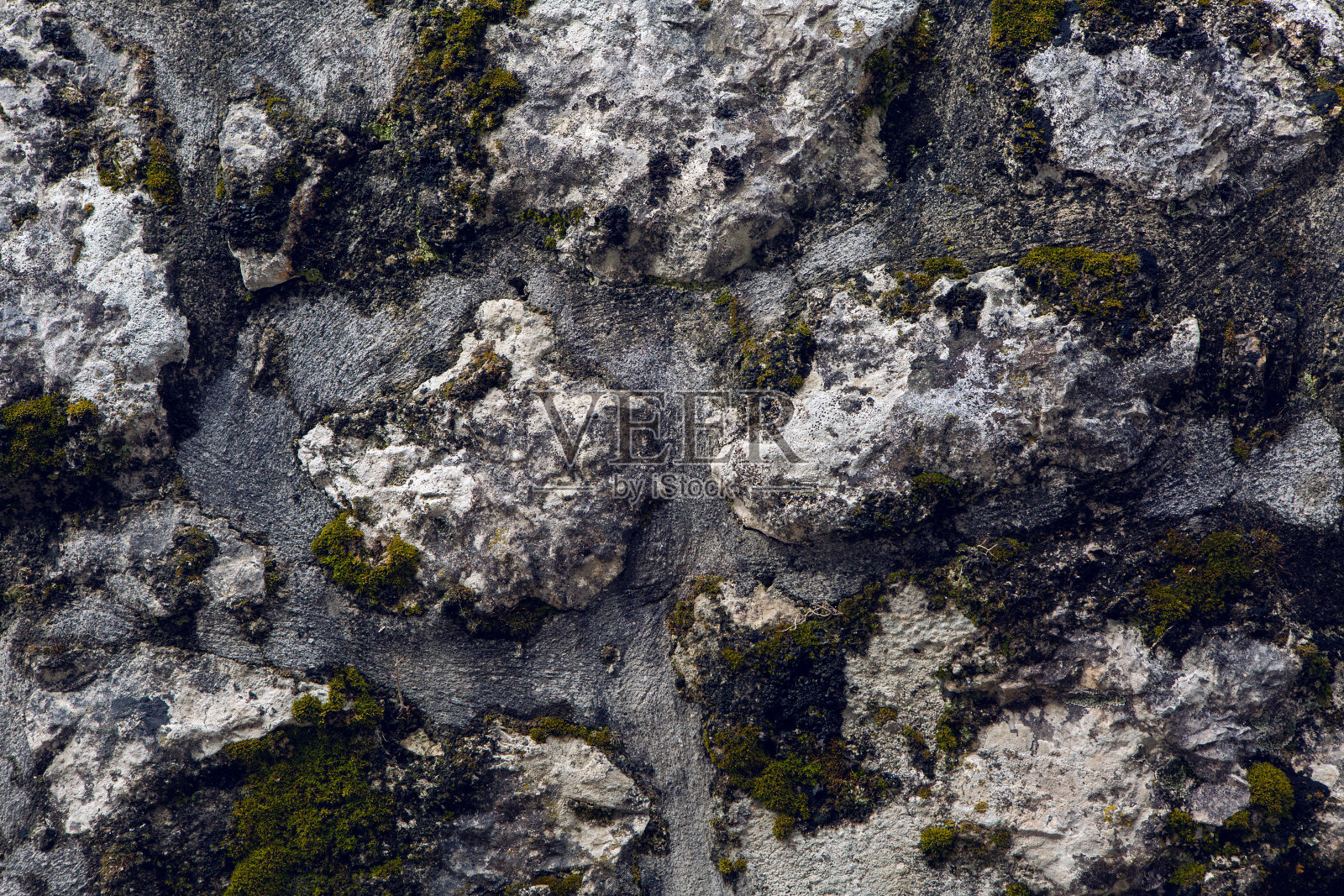 背景灰色岩石与苔藓照片摄影图片