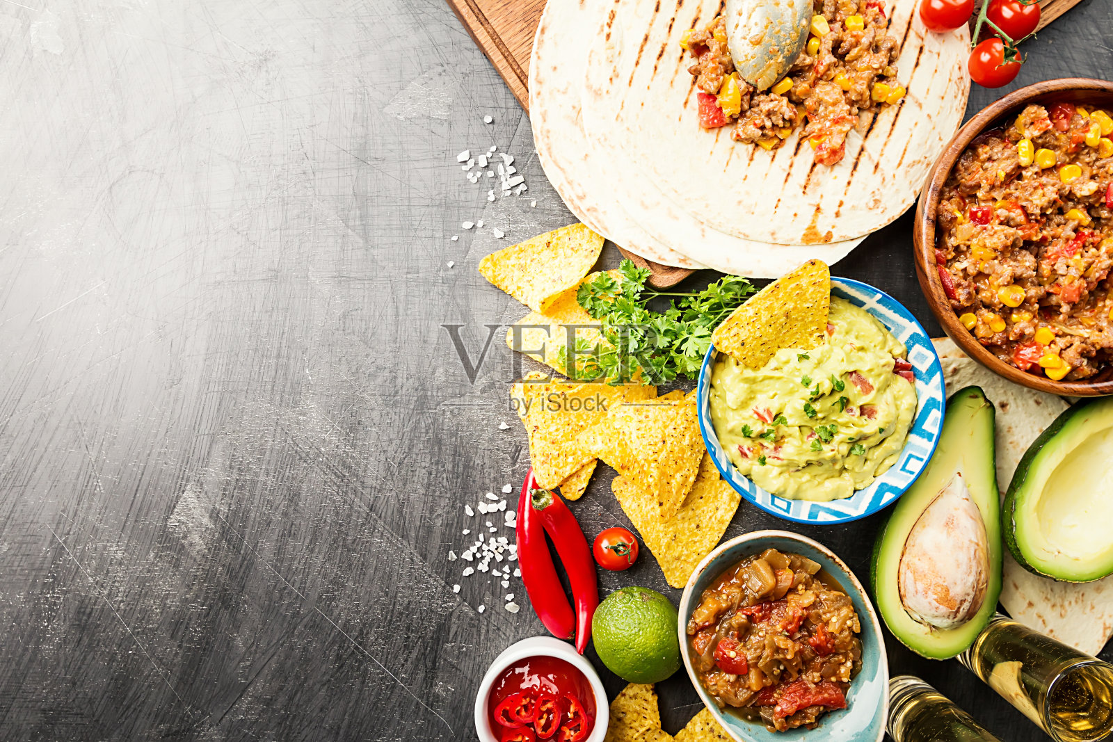 墨西哥食物混合照片摄影图片