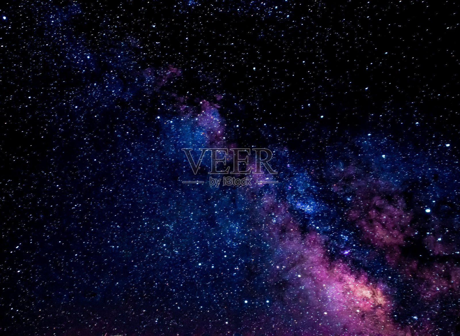 银河夜景照片摄影图片