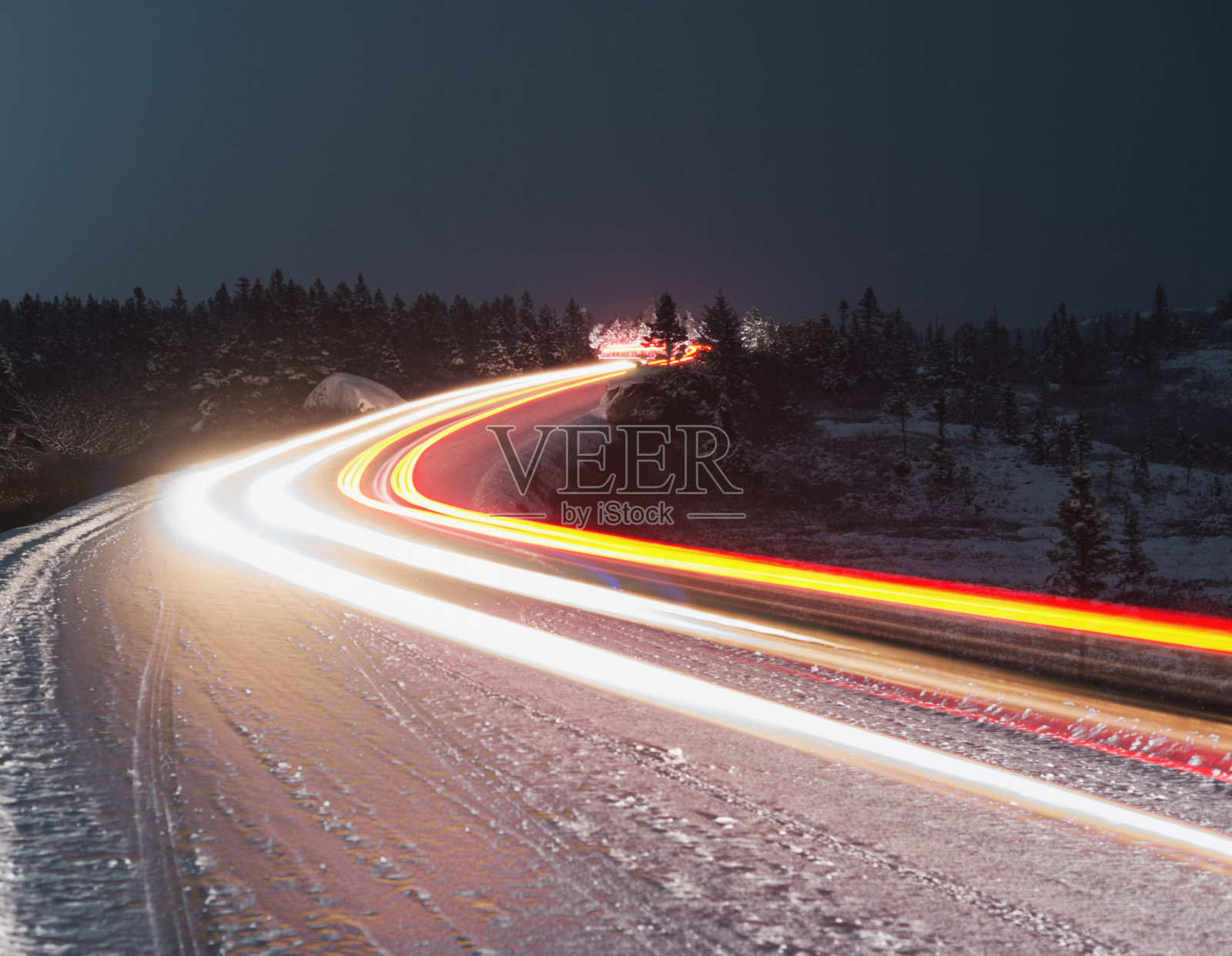 冬季开车照片摄影图片