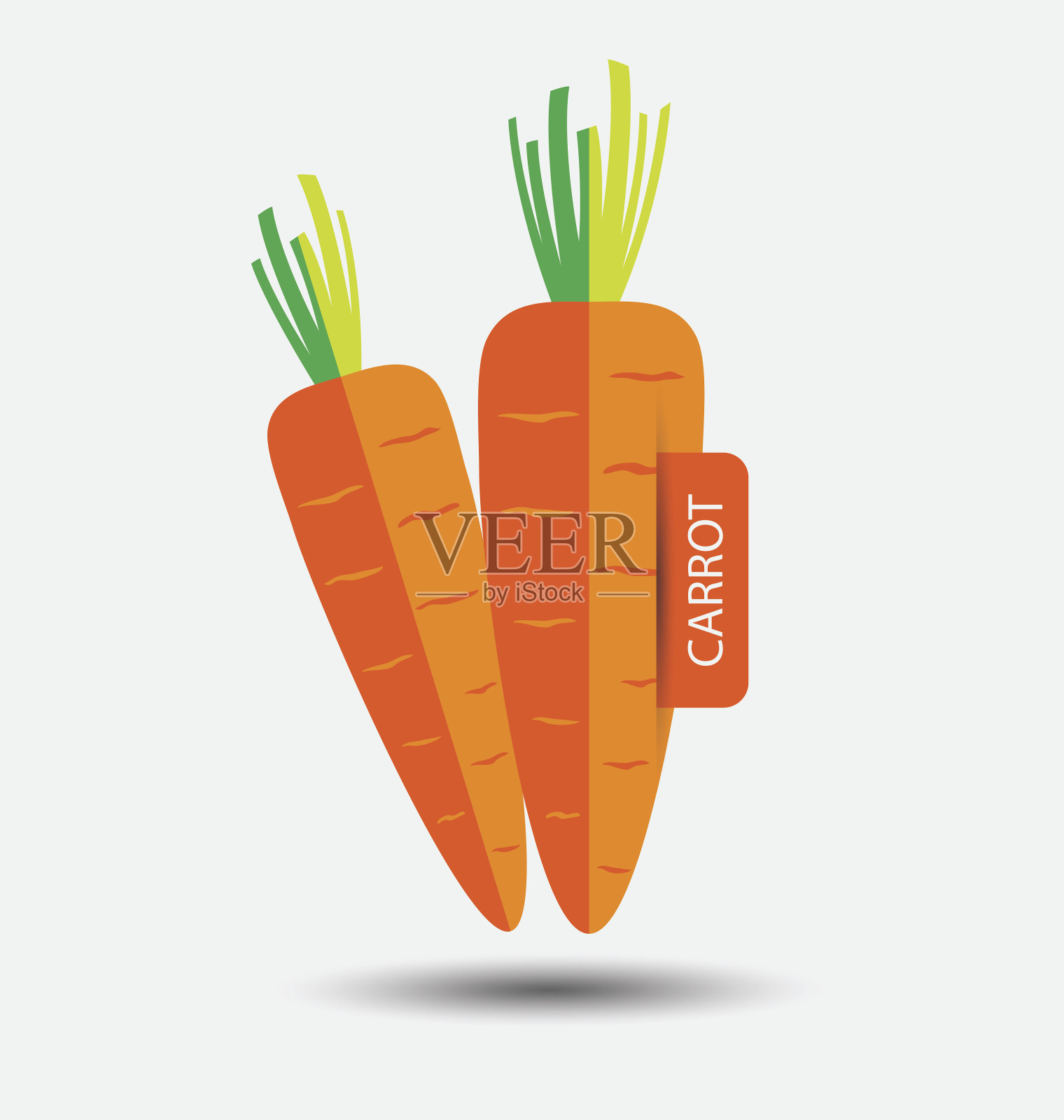 胡萝卜、蔬菜矢量插图设计元素图片