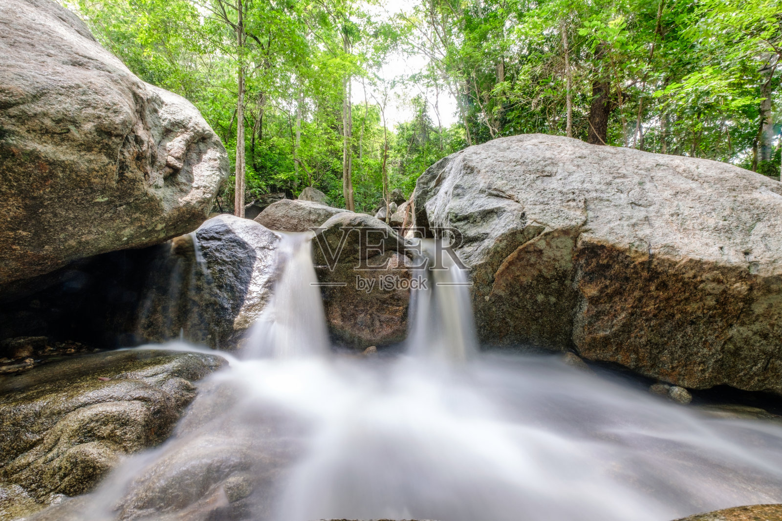 淮阳瀑布热带雨林国家公园照片摄影图片