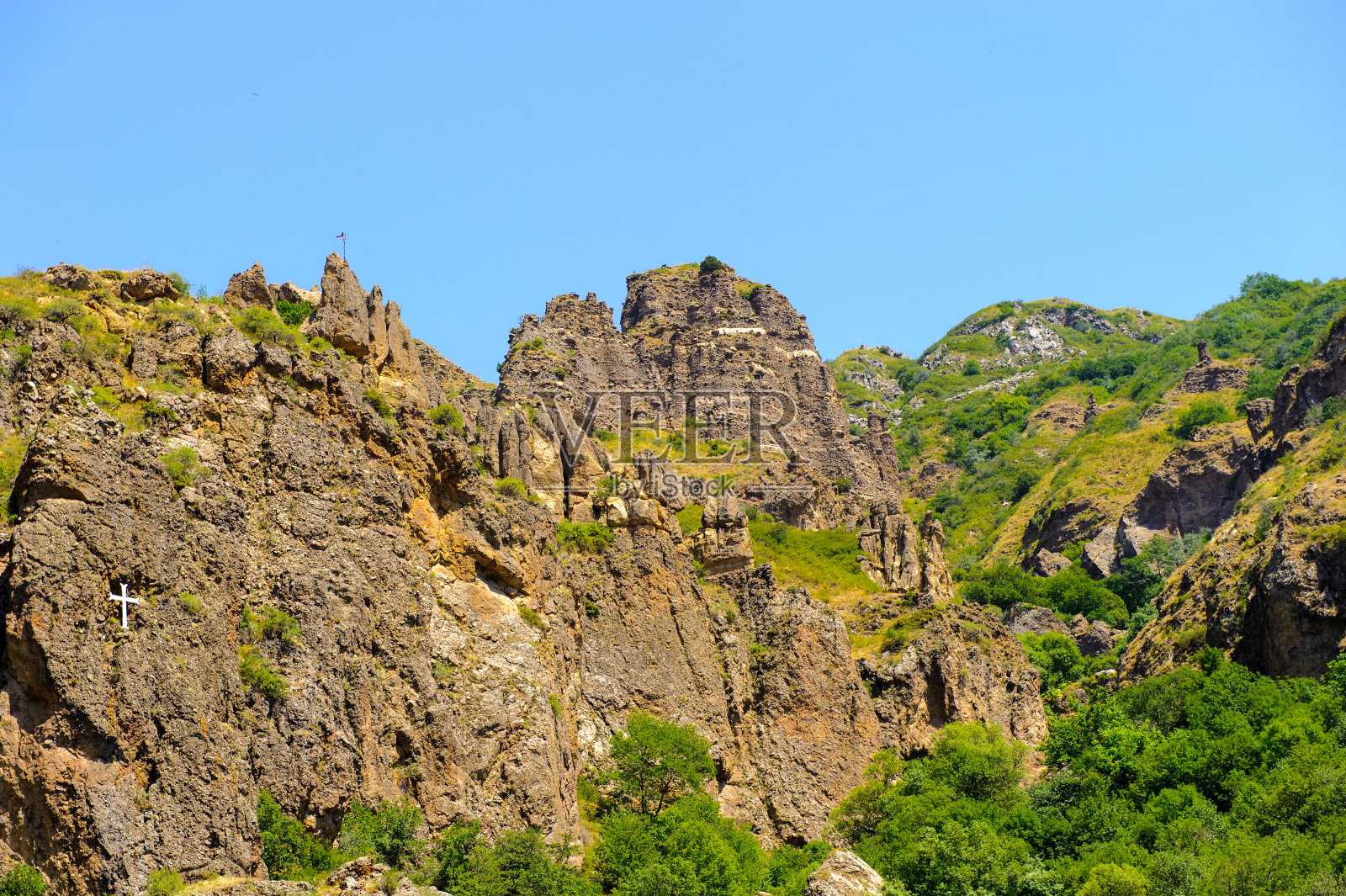 亚美尼亚的岩石和美丽的自然照片摄影图片