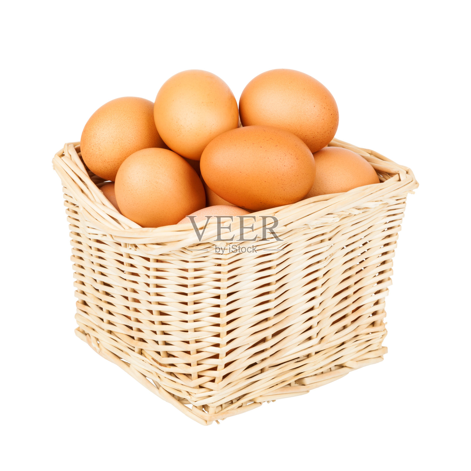一篮子鸡蛋照片摄影图片