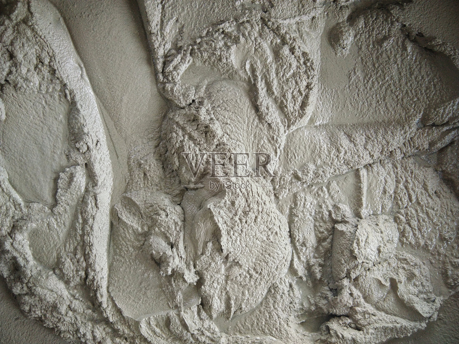 背景地面纹理的石膏水泥和胶水泥混合在搅拌机砂浆为抹灰照片摄影图片