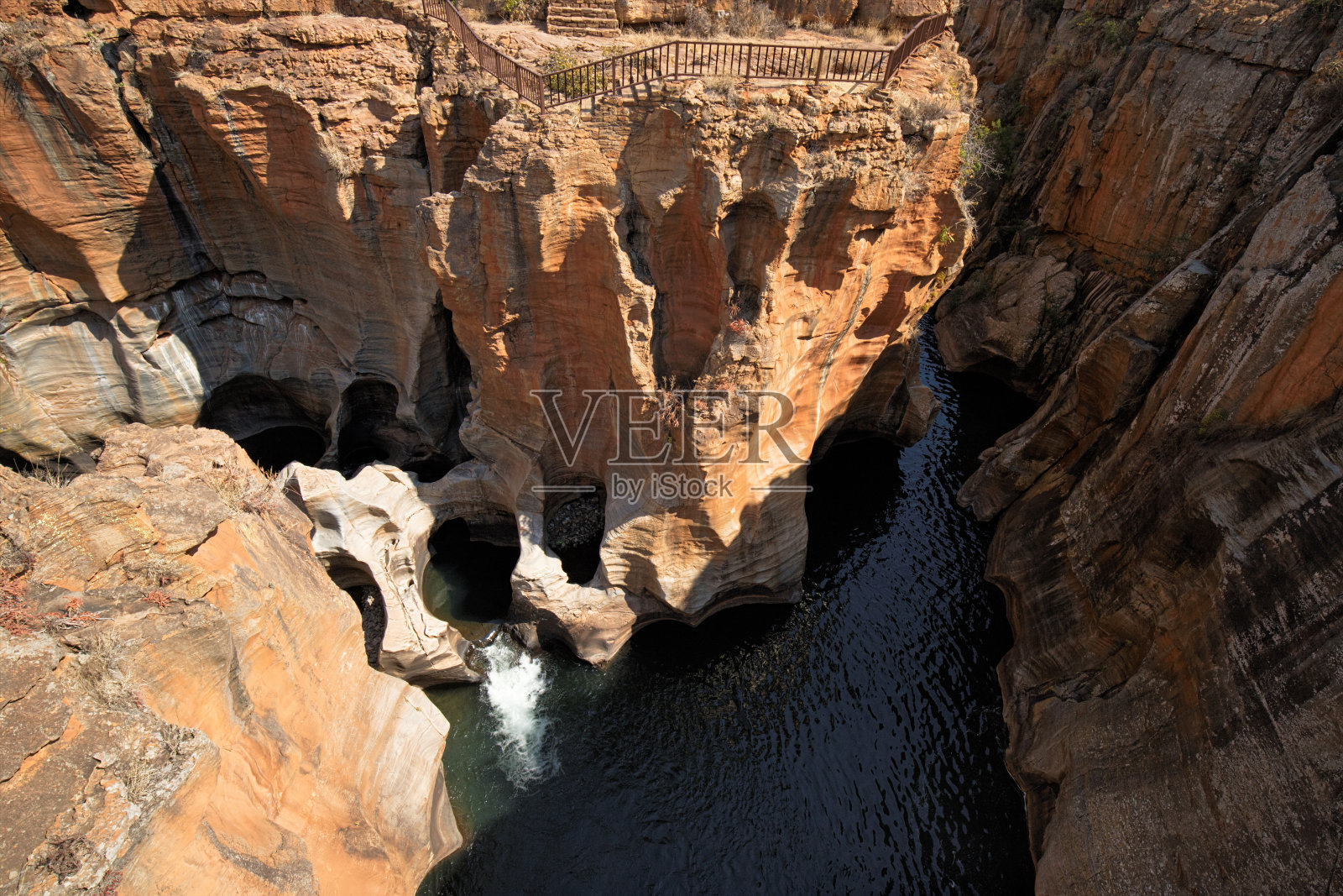 布尔克的运气坑，布莱德河峡谷，南非普马兰加照片摄影图片