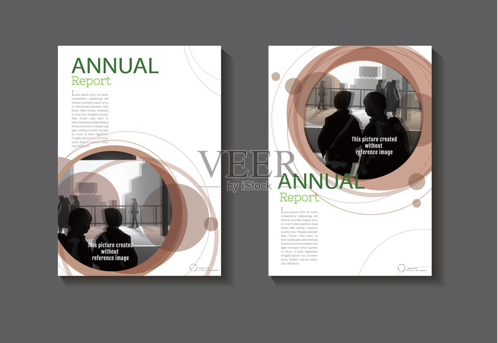 棕色设计书籍封面现代封面抽象小册子封面模板，年度报告，杂志和传单布局矢量a4设计模板素材