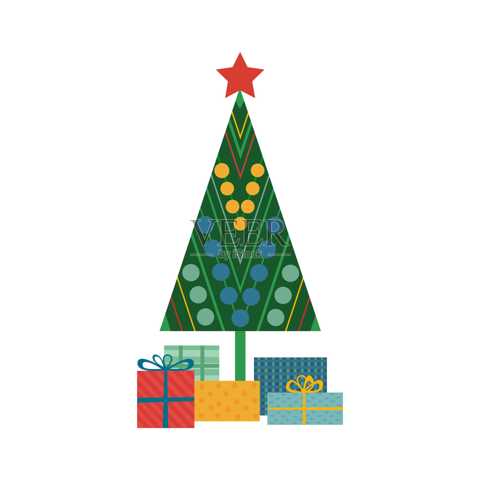 圣诞树图标设计元素图片