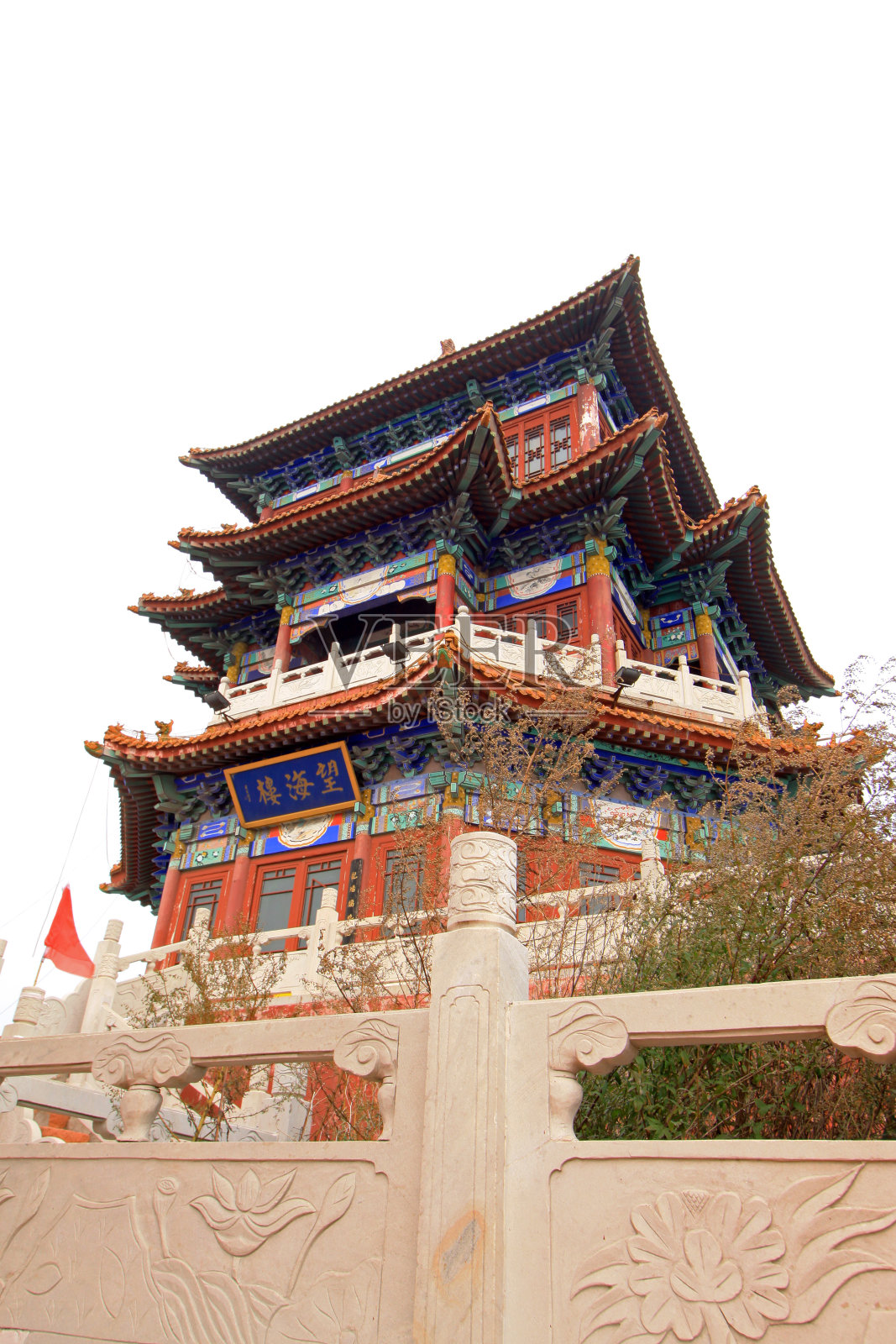 道教景观建筑在一个修道院，中国照片摄影图片