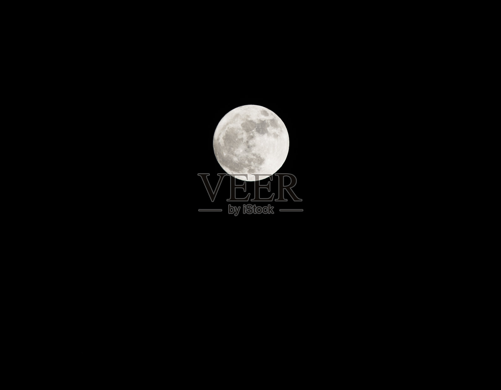 满月之夜照片摄影图片