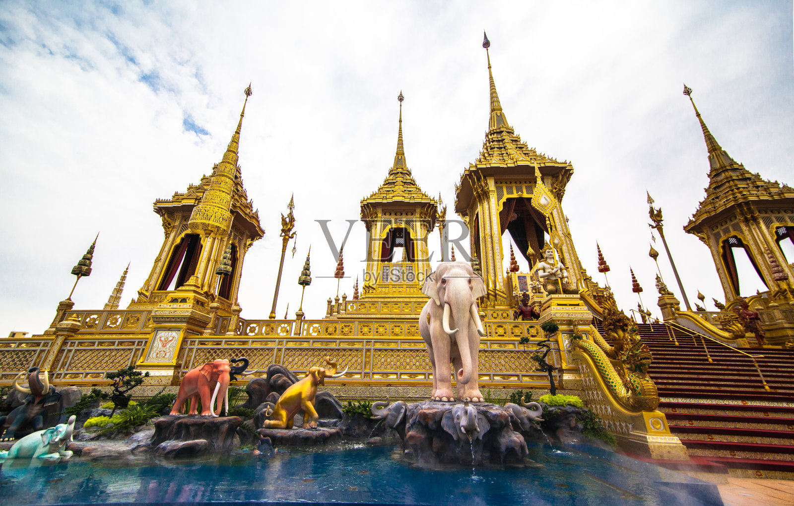 这里是纪念泰国国王的地方照片摄影图片