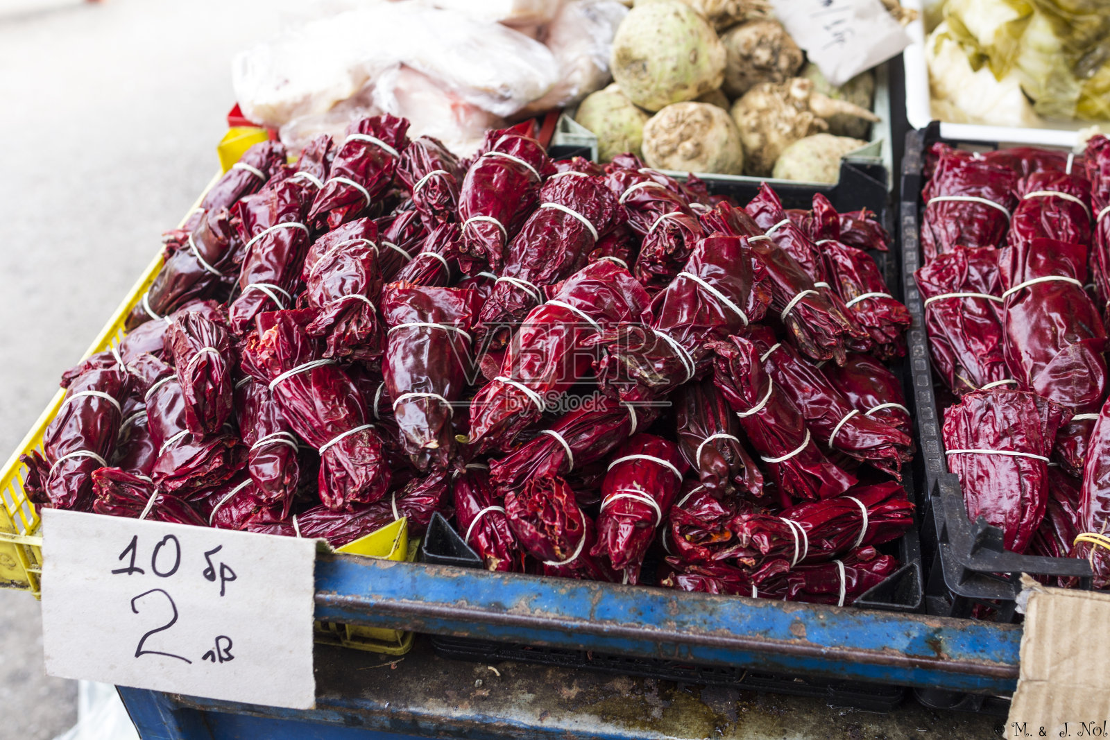 索非亚市场上的红辣椒照片摄影图片