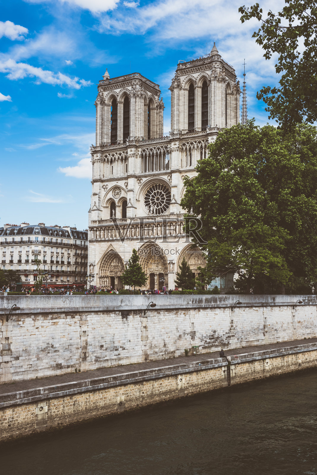巴黎圣母院大教堂照片摄影图片