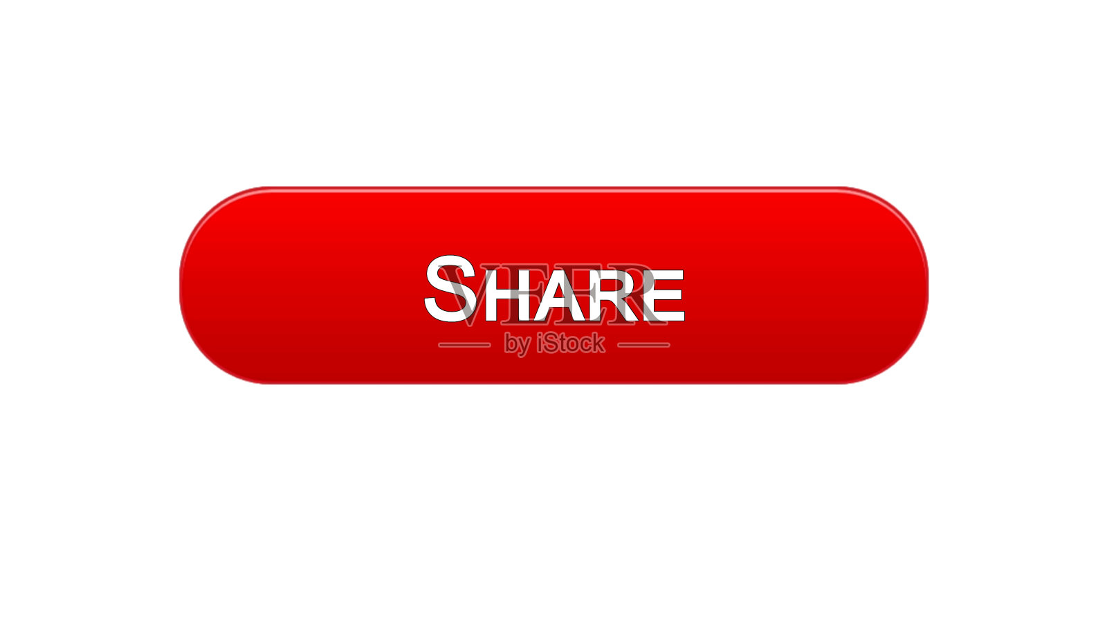 分享网页界面按钮红色，社交网络应用，交流设计元素图片
