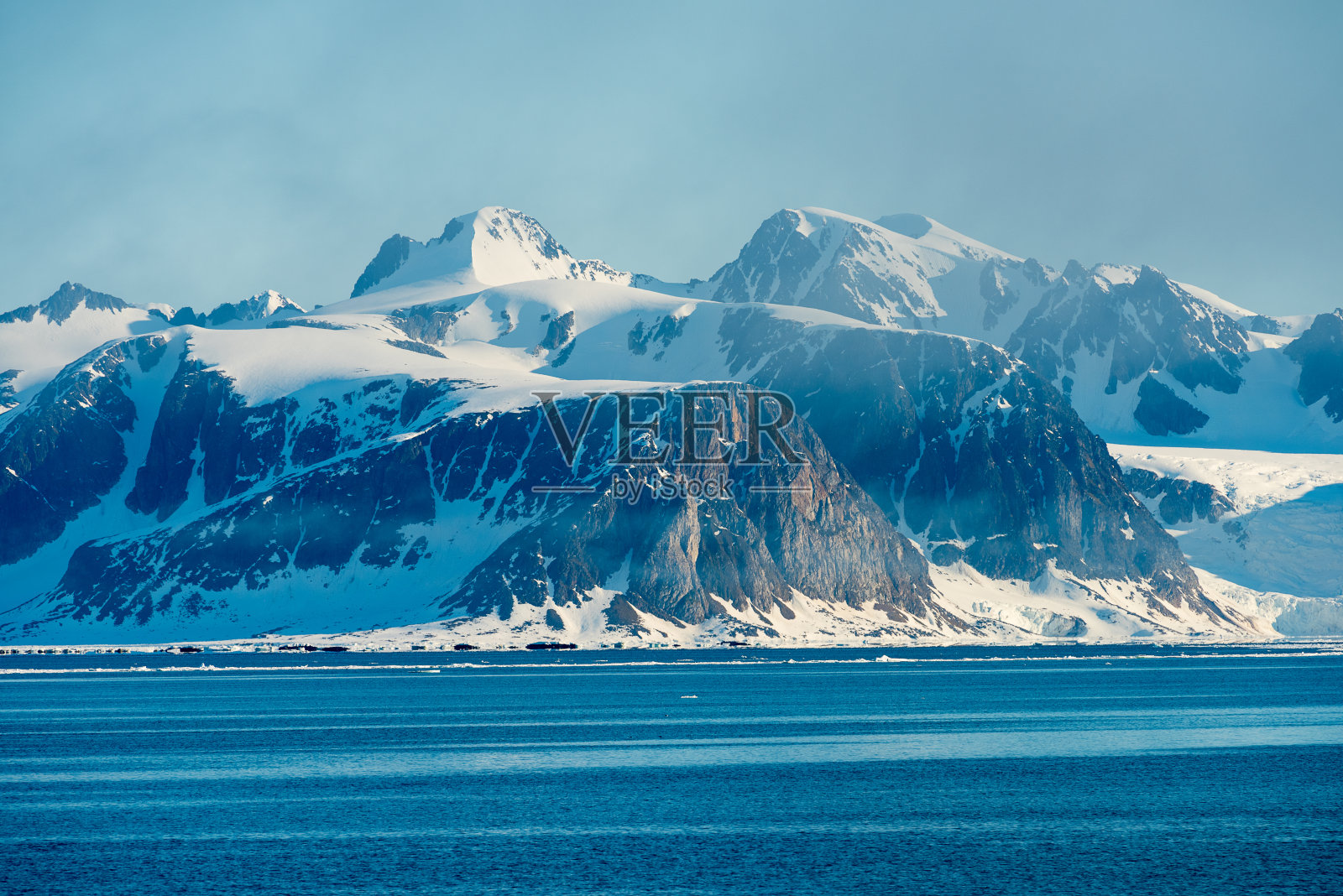 高山、雪的性质的北极照片摄影图片