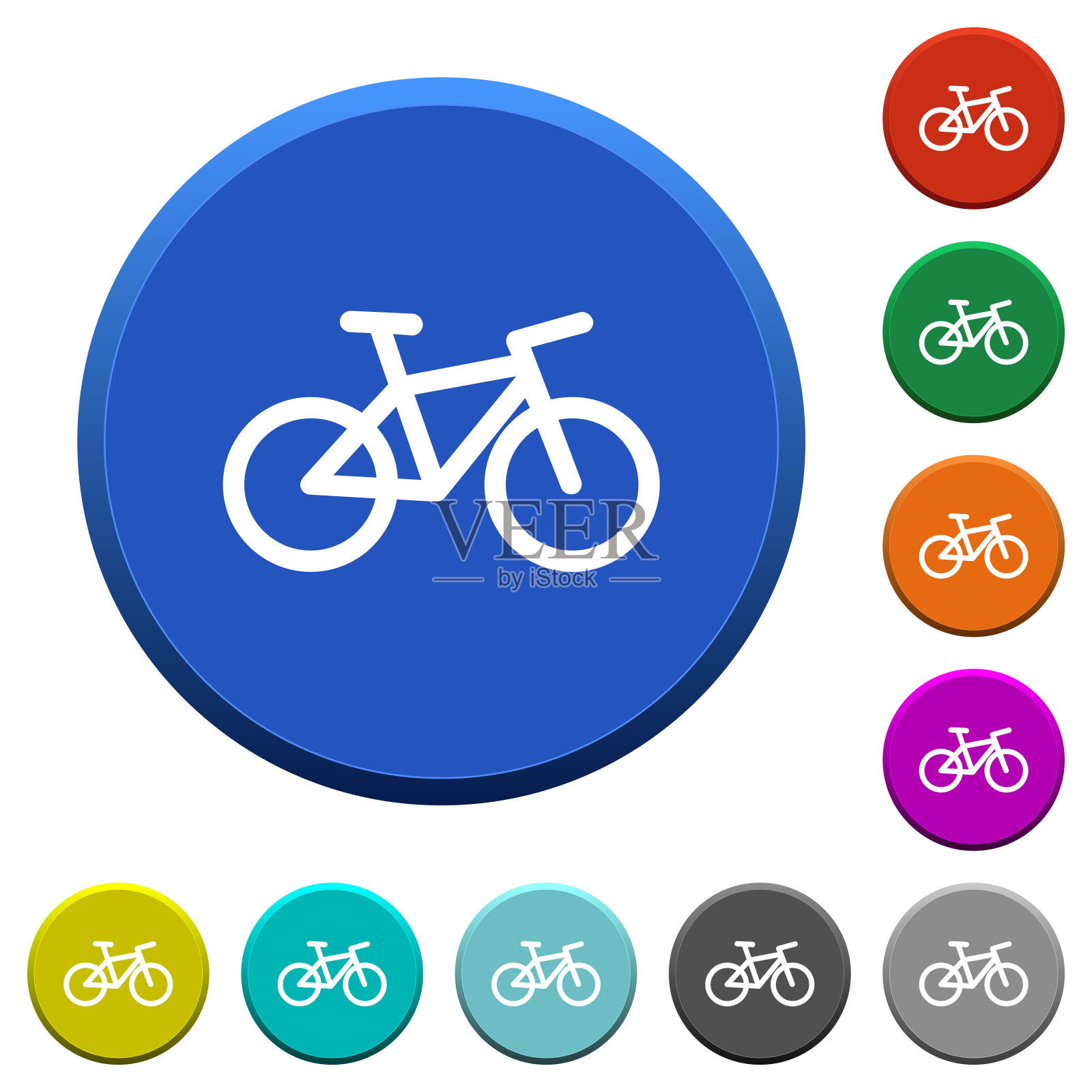 自行车有斜面的按钮设计元素图片