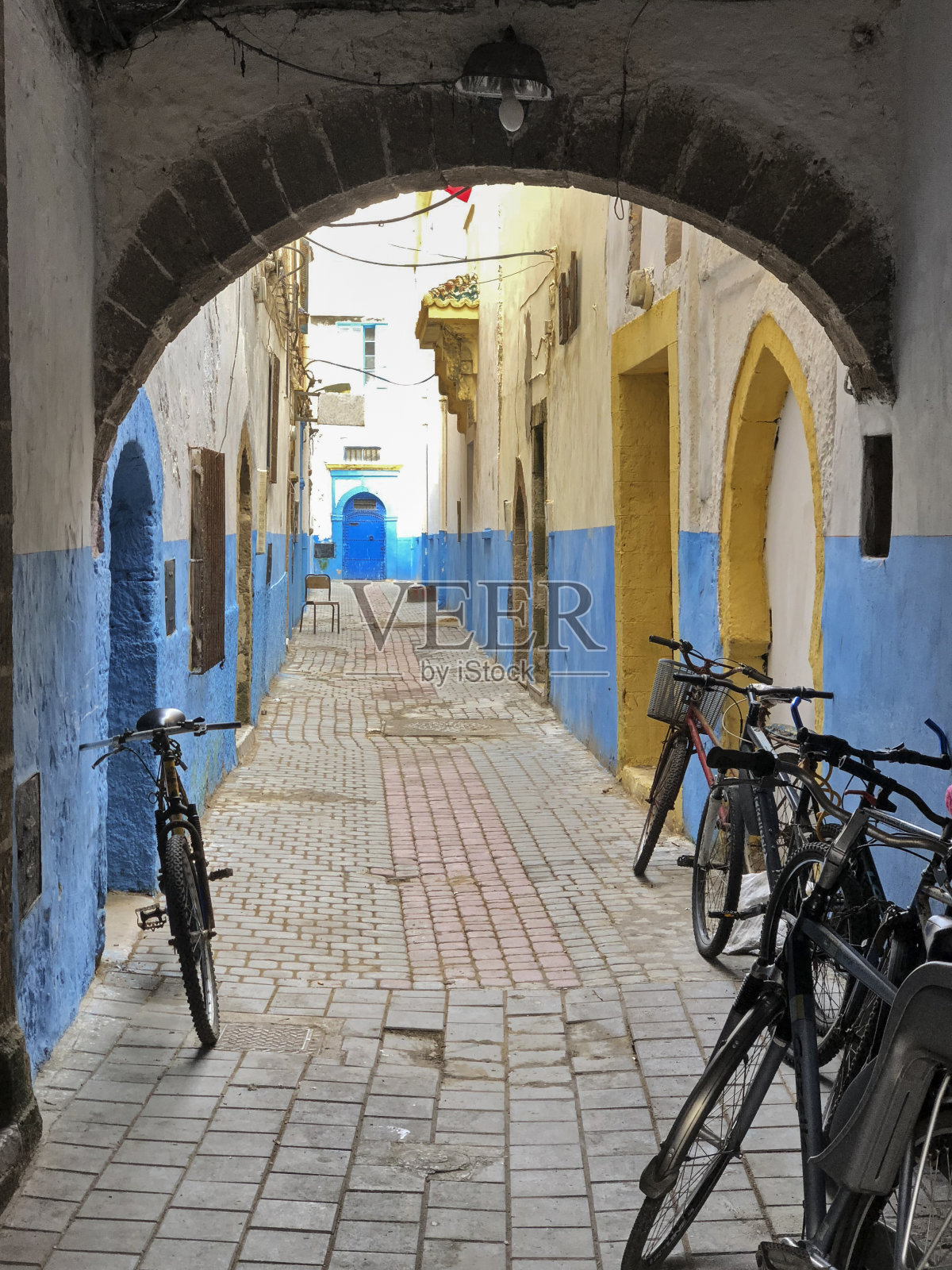 摩洛哥的埃索维拉巷照片摄影图片