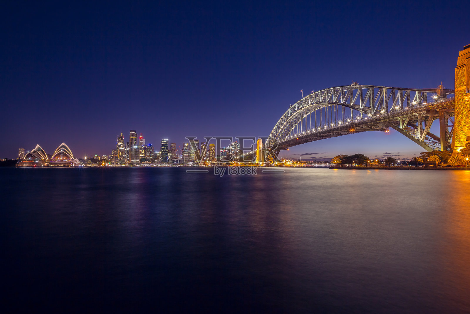 黄昏的悉尼港照片摄影图片
