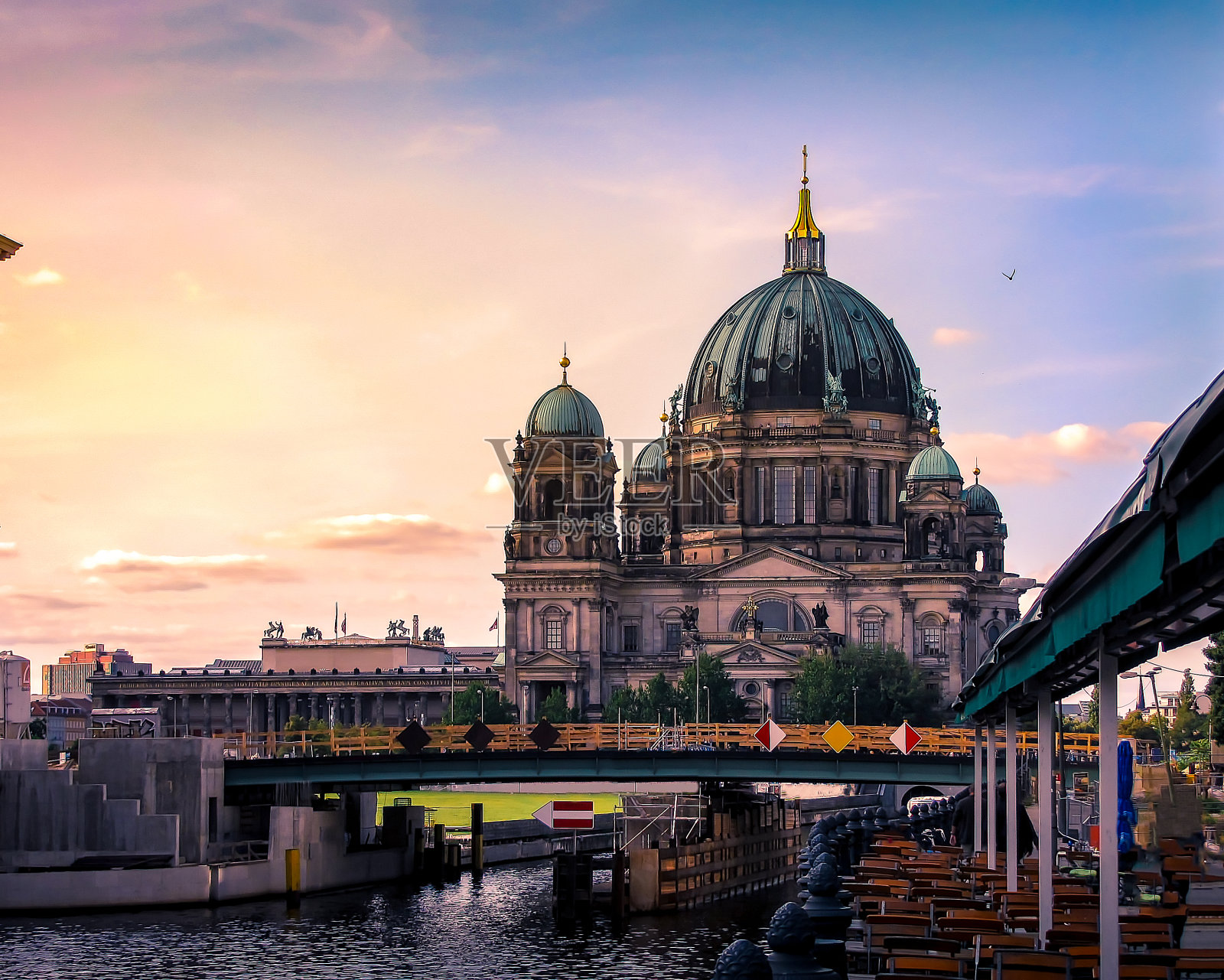 柏林城市大教堂照片摄影图片