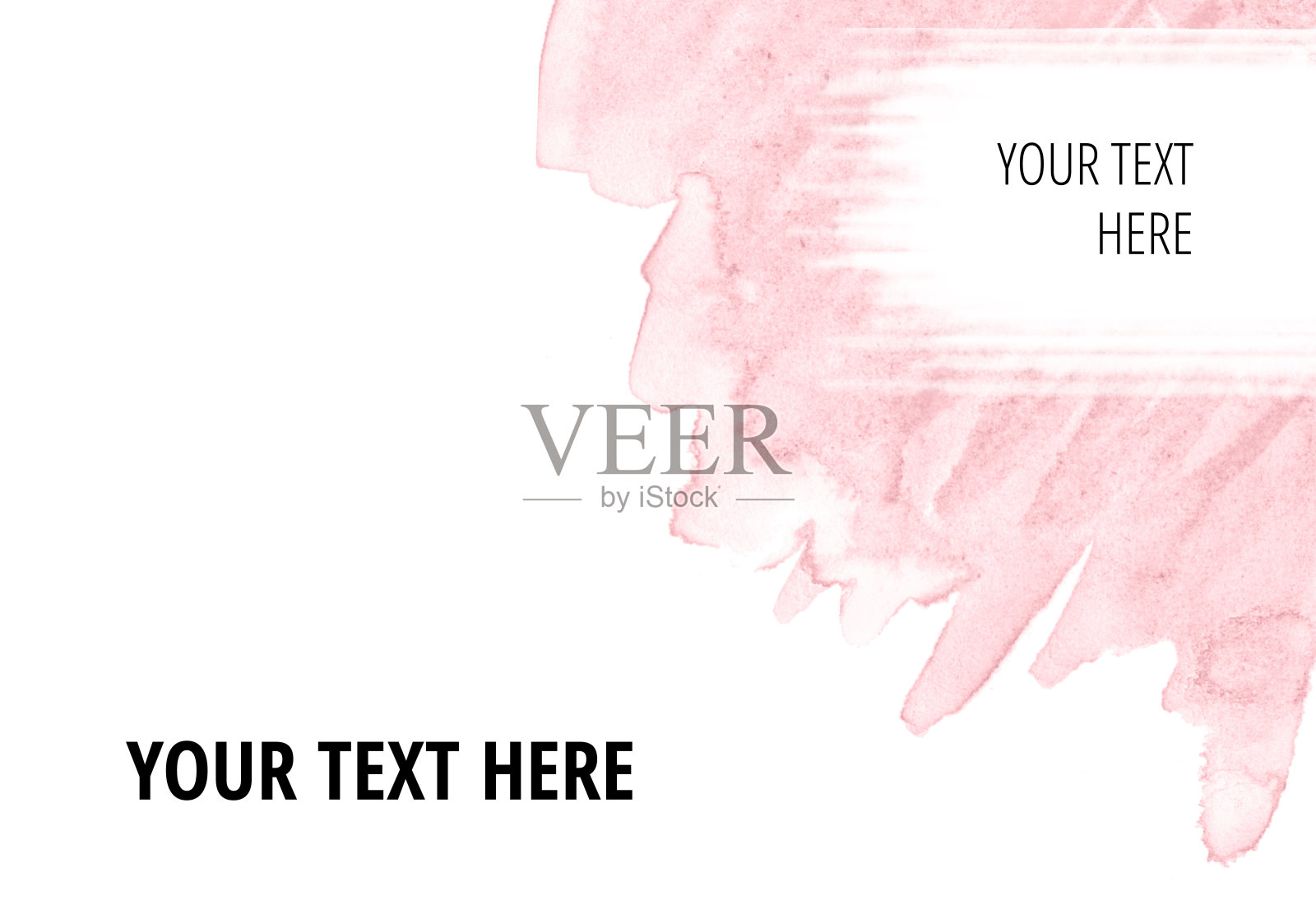 Paint Splashes frame on white background with copy space标为'Your text here'照片摄影图片