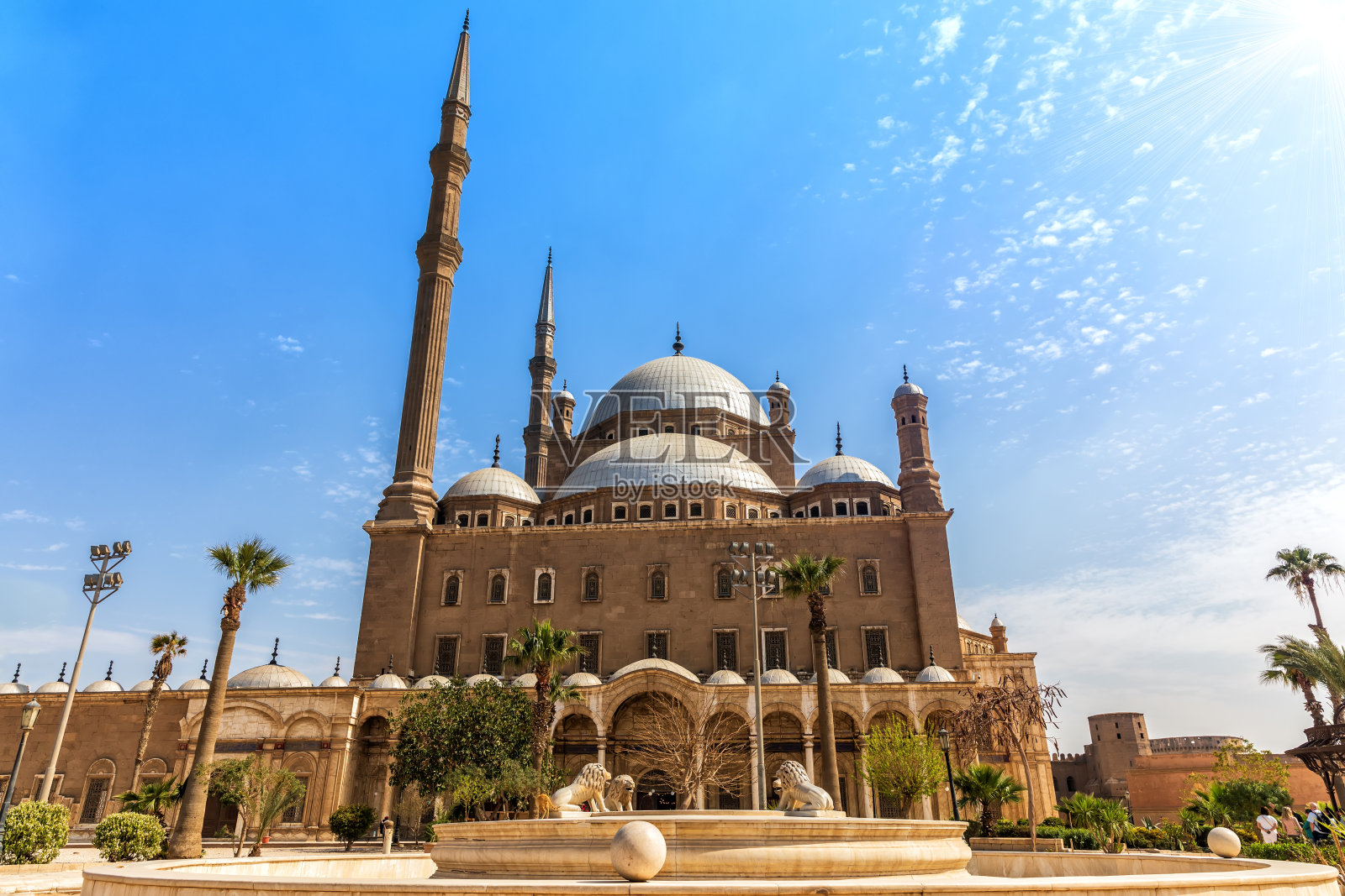 穆罕默德·阿里清真寺，开罗城堡，埃及照片摄影图片
