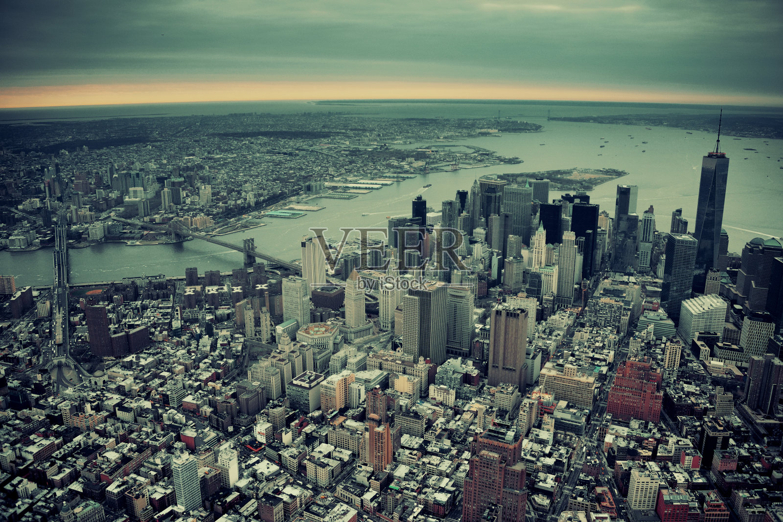 曼哈顿的天线照片摄影图片