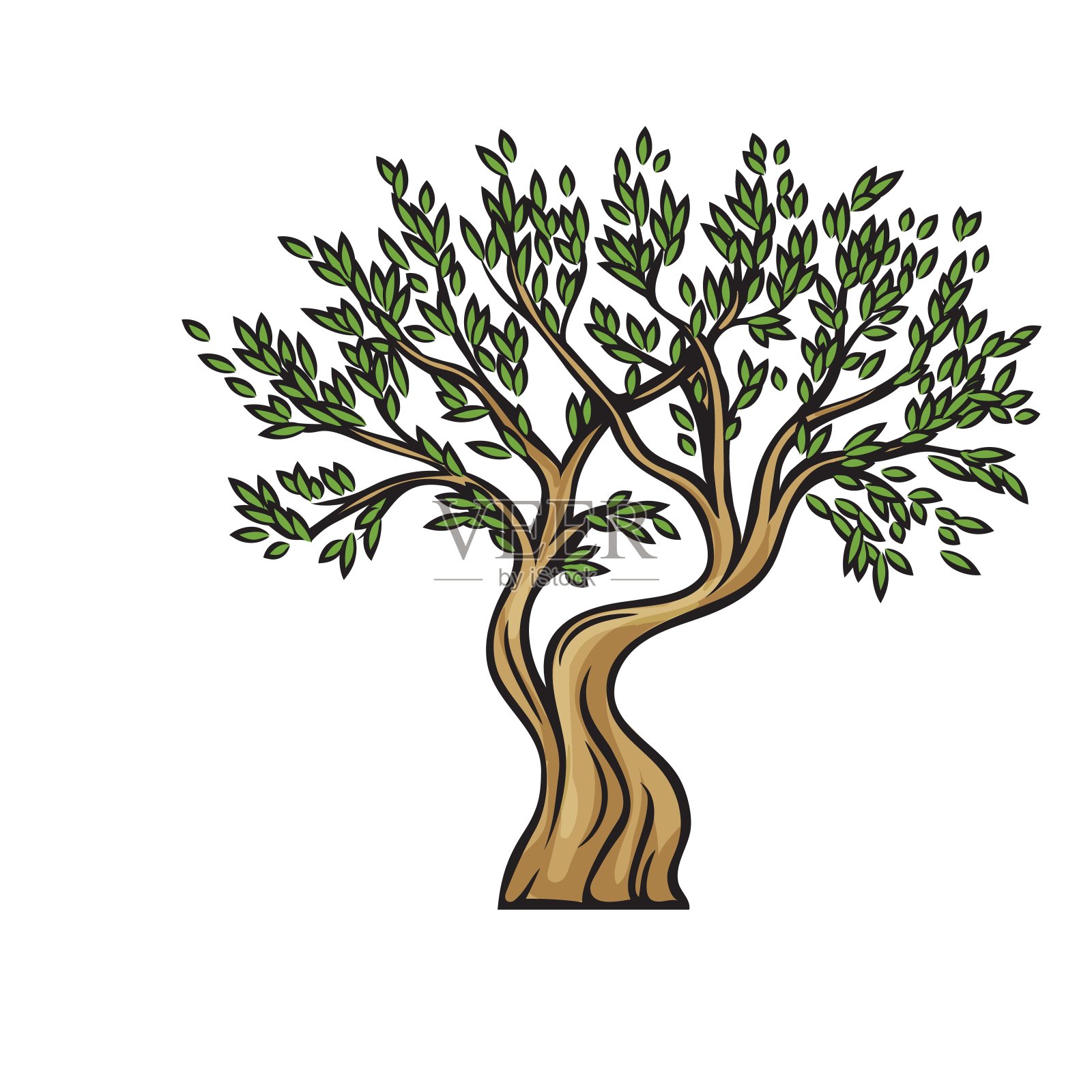 橄榄树动画图片
