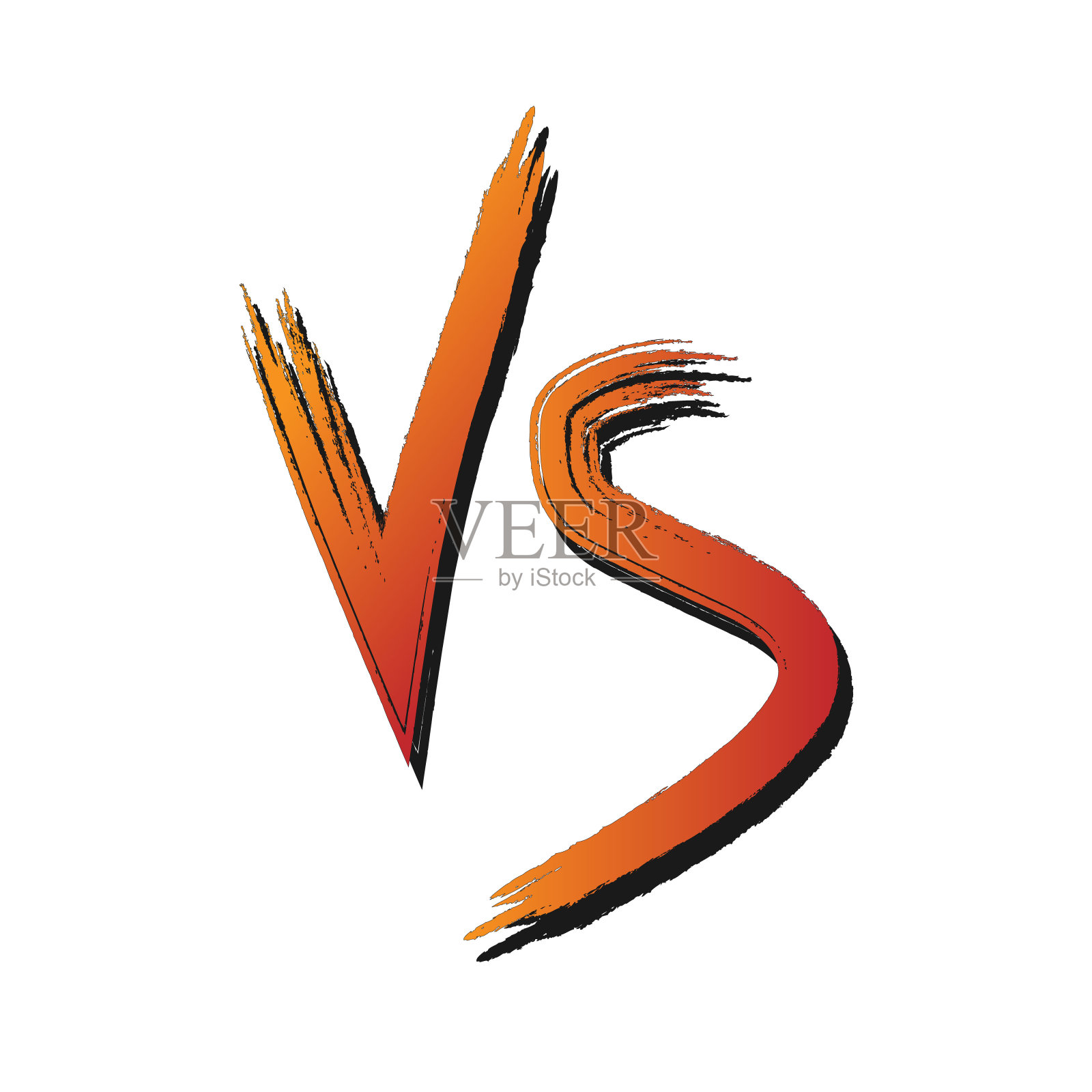 VS字母图标logo设计-正图网