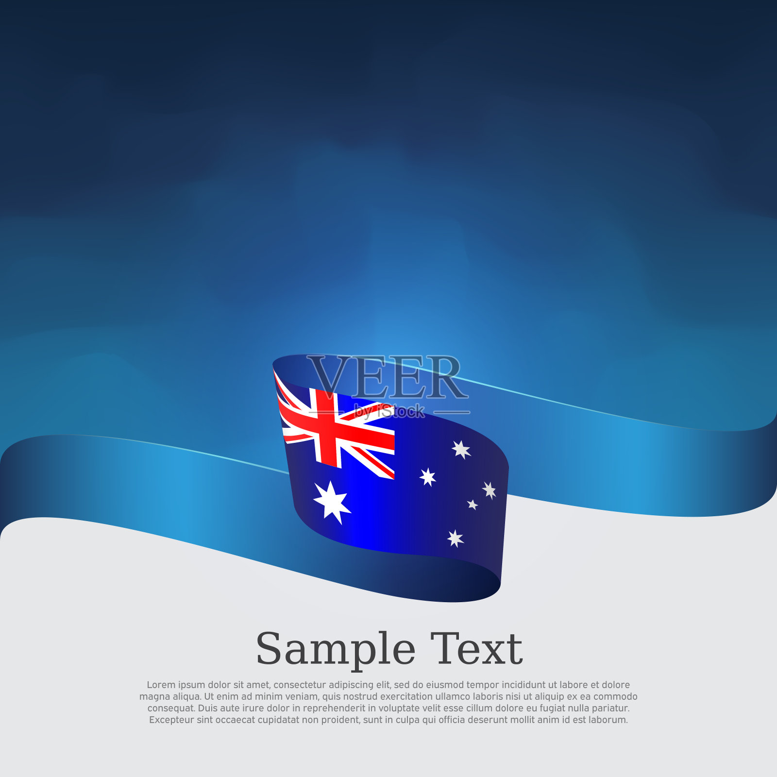澳大利亚国旗插画图片素材_ID:162204021-Veer图库