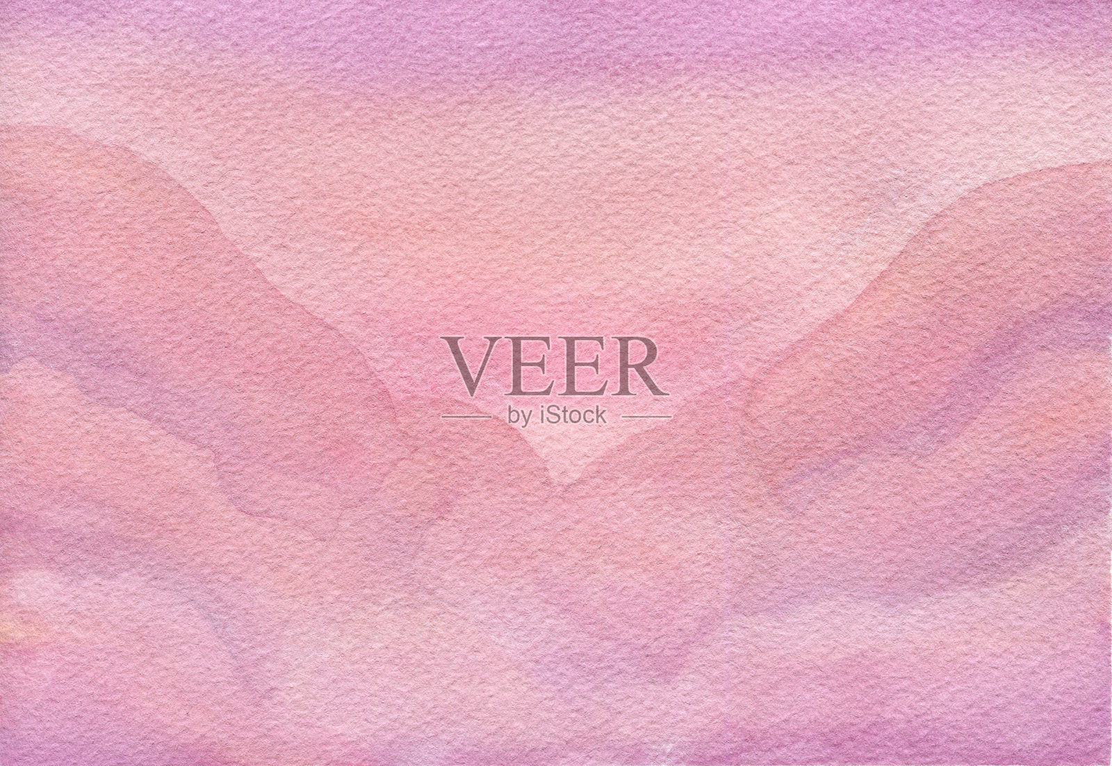 美丽的抽象背景设计在粉红色和紫色柔和的颜色，水彩日落颜色和云的形状插画图片素材