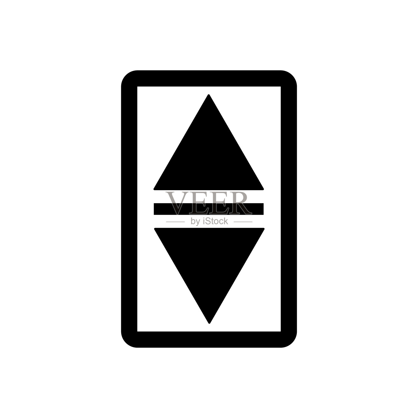 电梯图标，标志孤立在白色背景图标素材