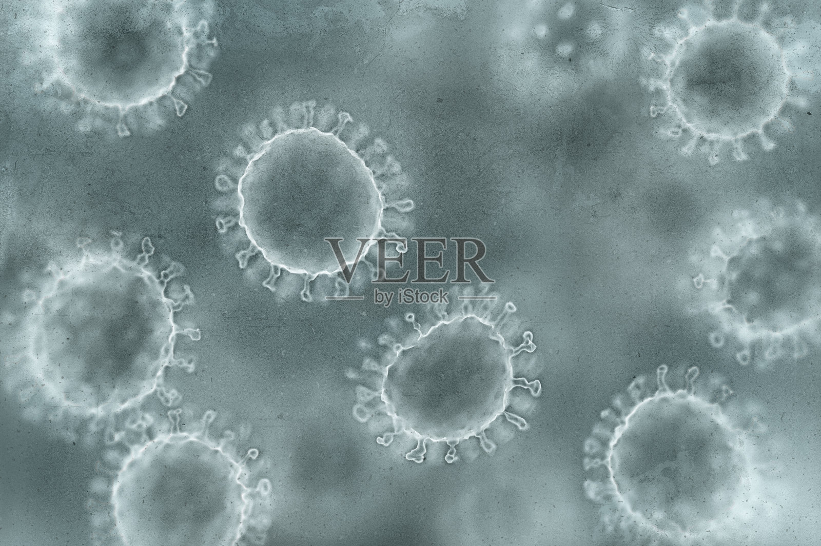 流行病毒粒子概念结构病毒感染照片摄影图片