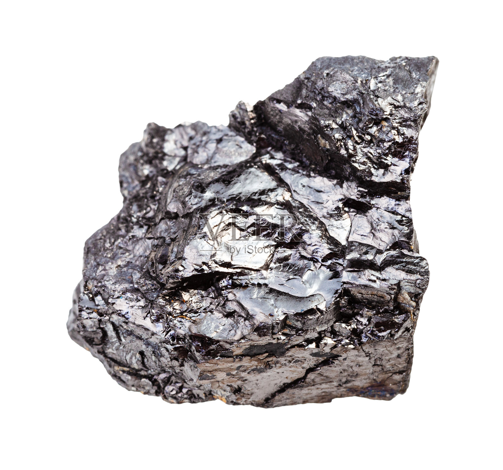 粗烟煤(黑煤)岩石孤立照片摄影图片