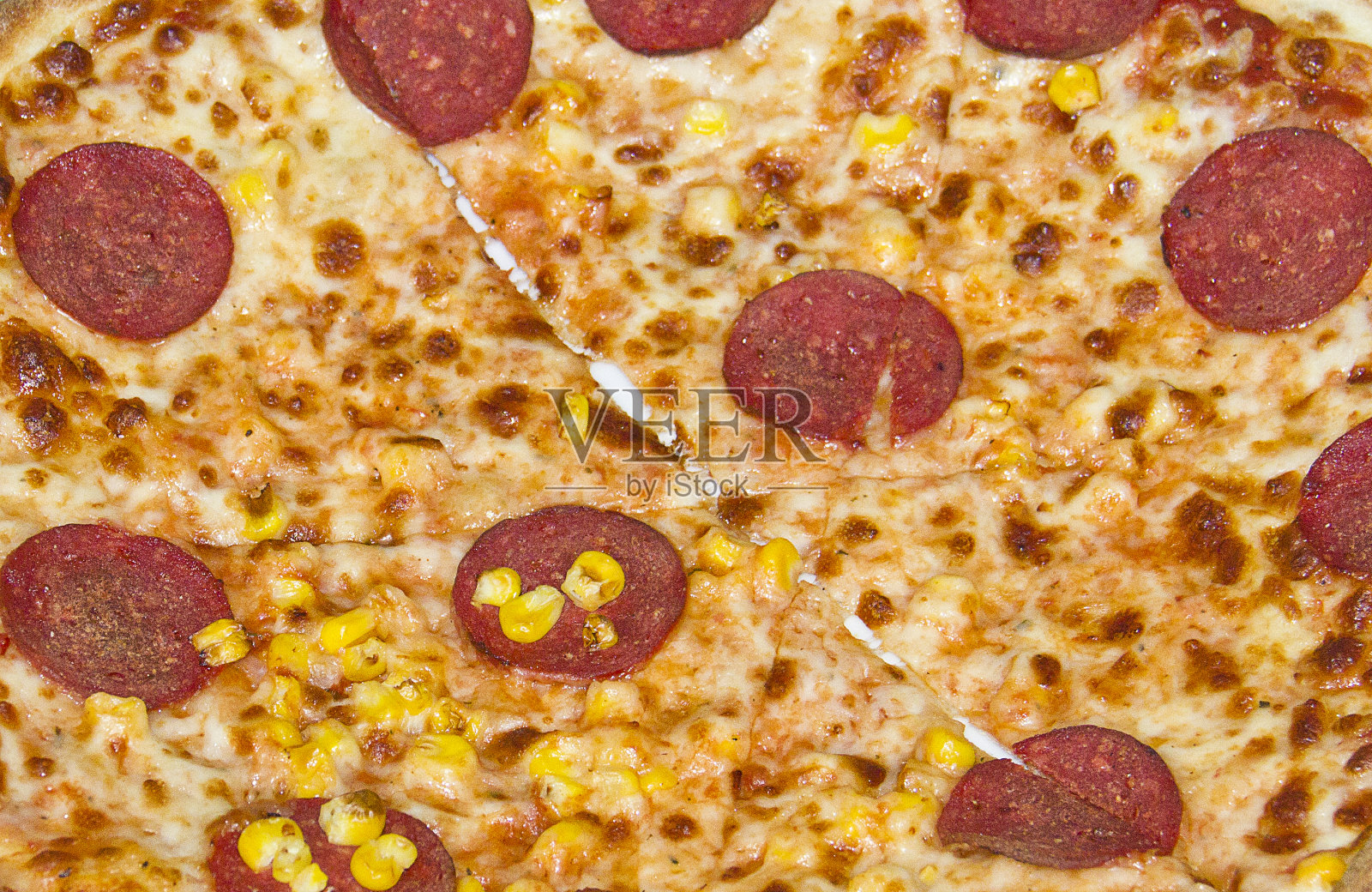 混合的披萨照片摄影图片
