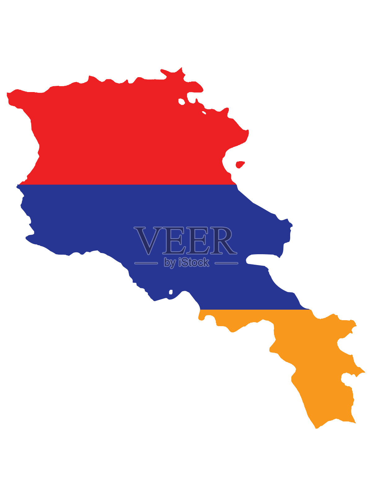 亚美尼亚国旗图插画图片素材