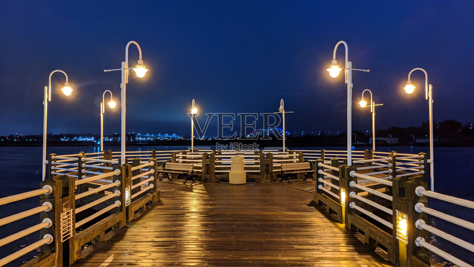 苏圣玛丽。Marie Boardwalk照明(ph2)照片摄影图片