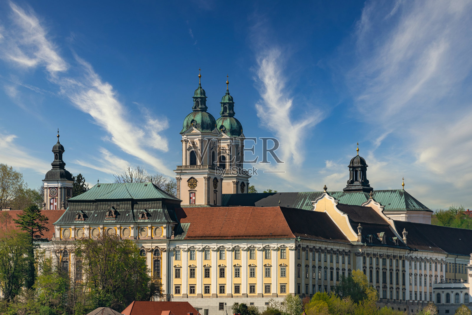 著名的圣弗洛里安修道院，奥地利照片摄影图片
